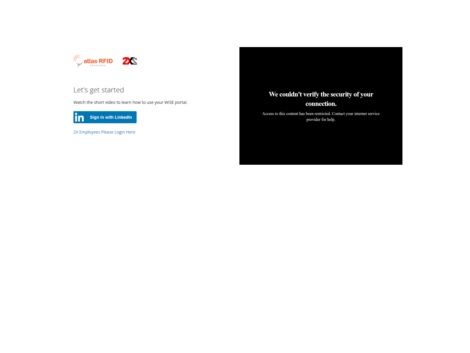 Screenshot of atlas.wise-portal.com