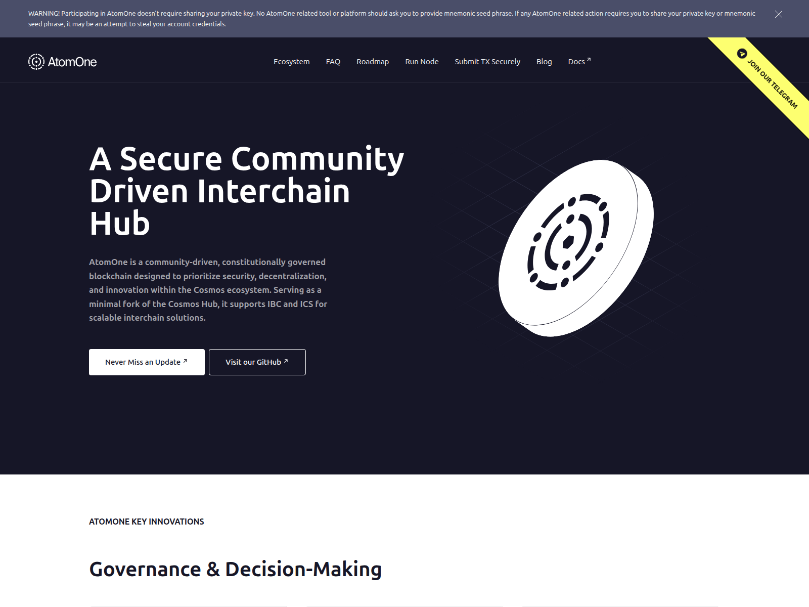 Screenshot of atom.one