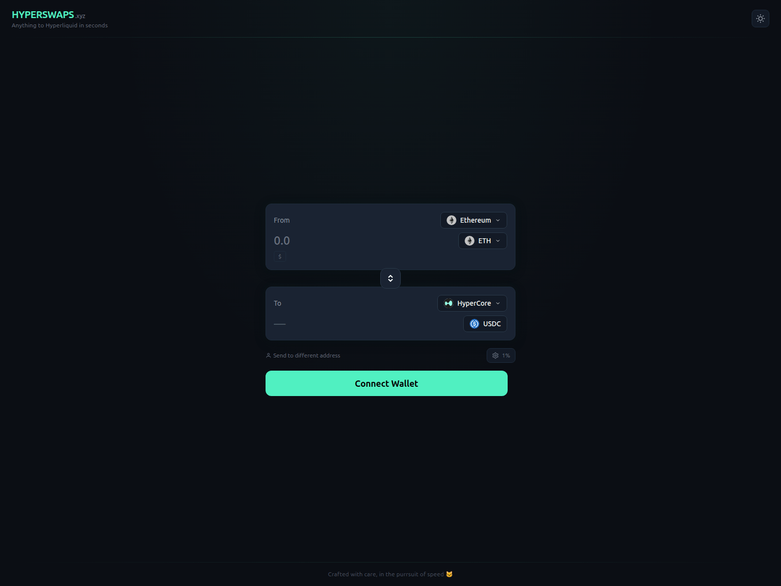 Forensic screenshot of www.hyperswaps.xyz