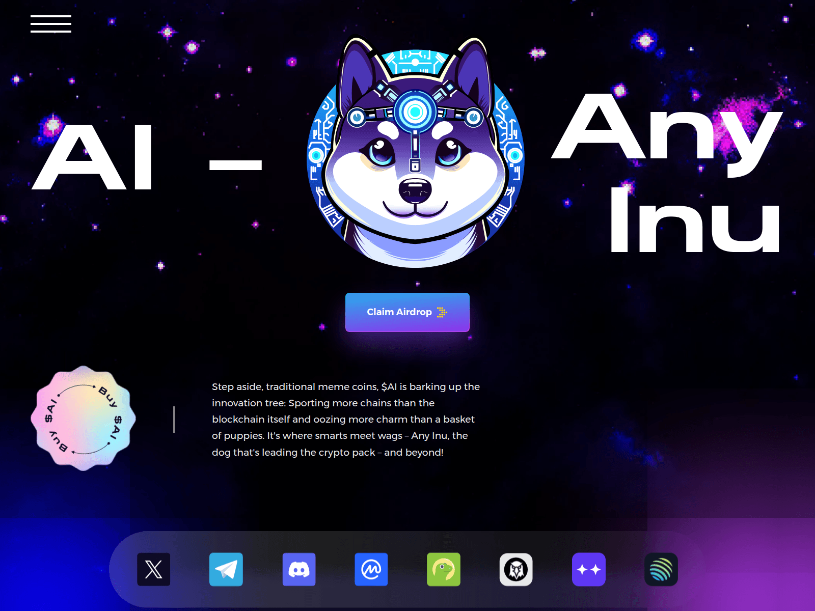 Screenshot of anyinuairdrop.pages.dev