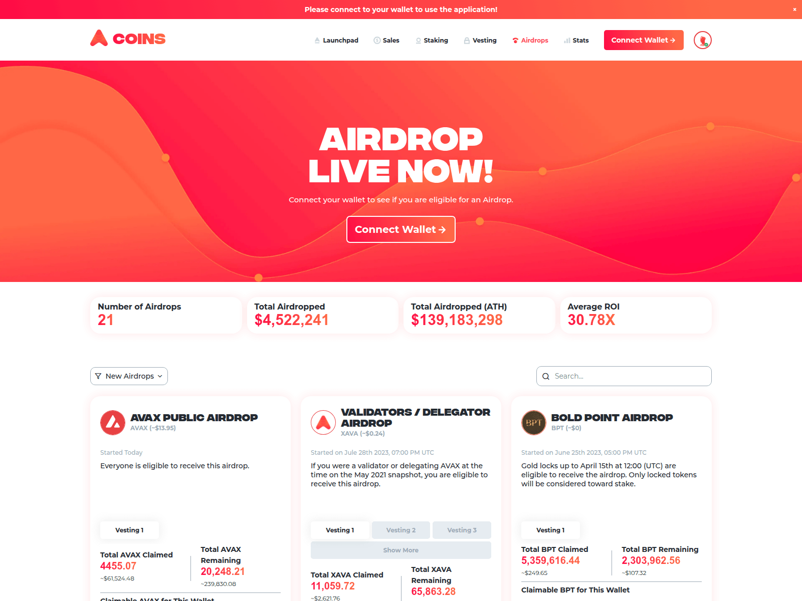 Screenshot of coins-7ek.pages.dev