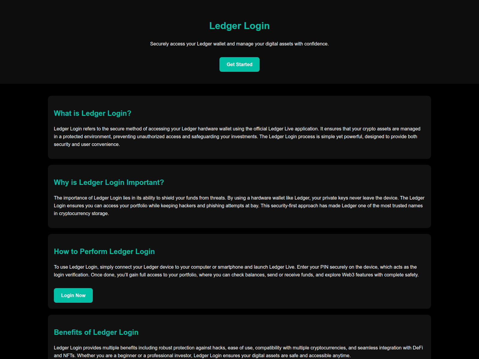 Screenshot of secure-ledgerlogin.pages.dev