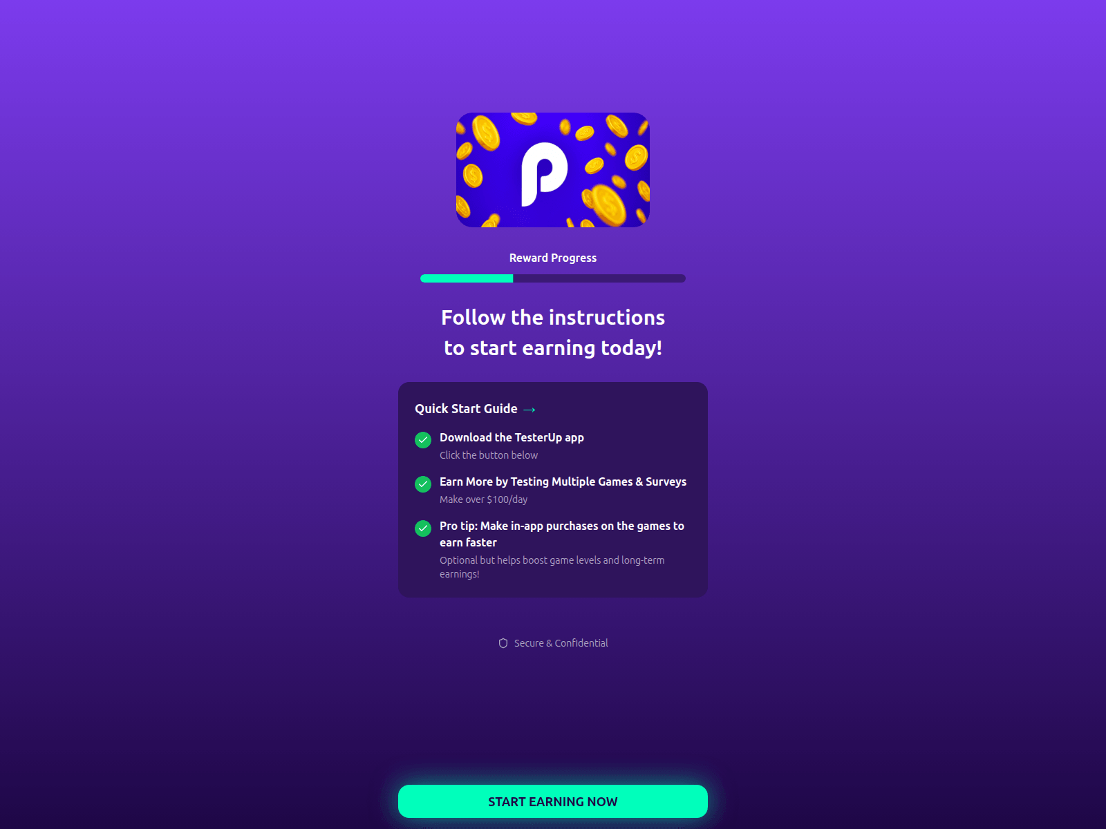 Screenshot of getrewardswithtiktokgamestester.pages.dev