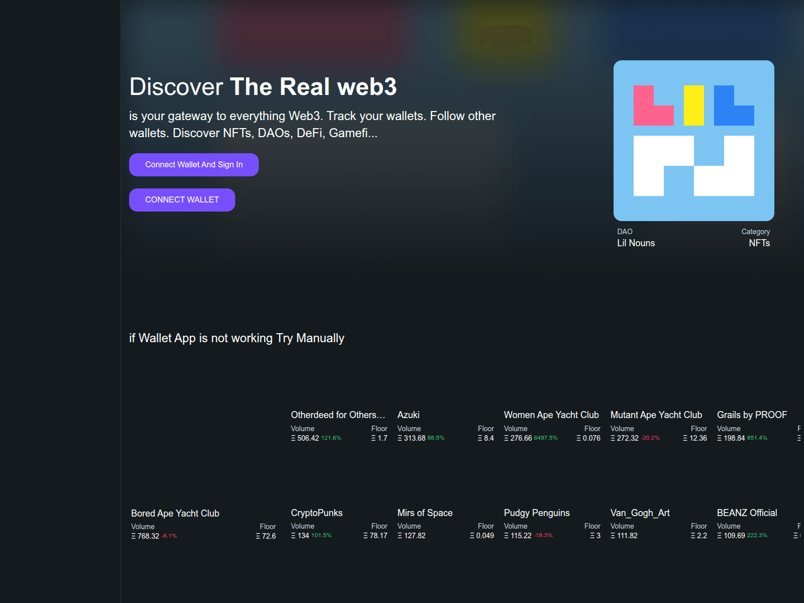 Screenshot of newweb3sol.pages.dev
