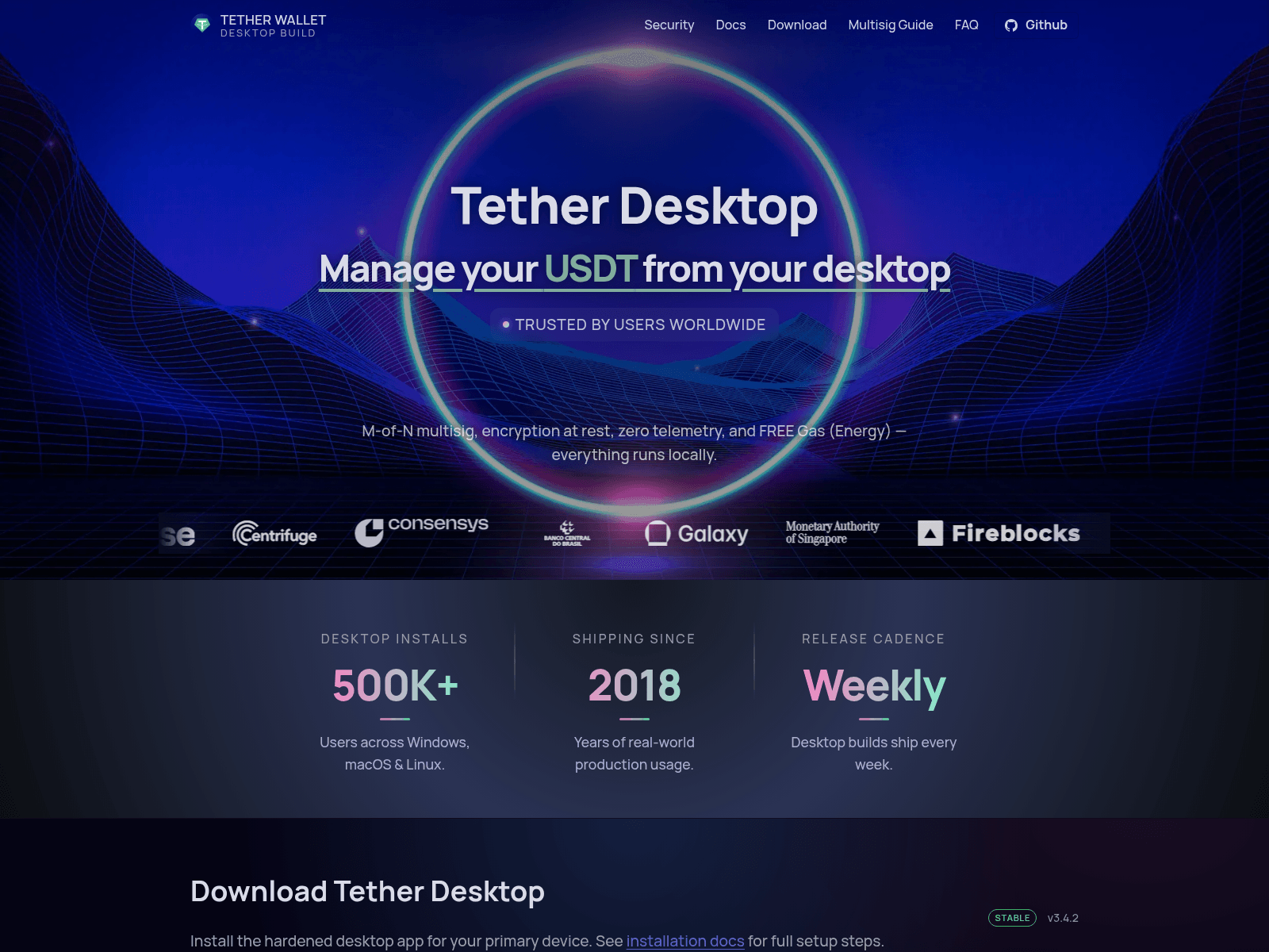 Forensic screenshot of tetherwallet.to