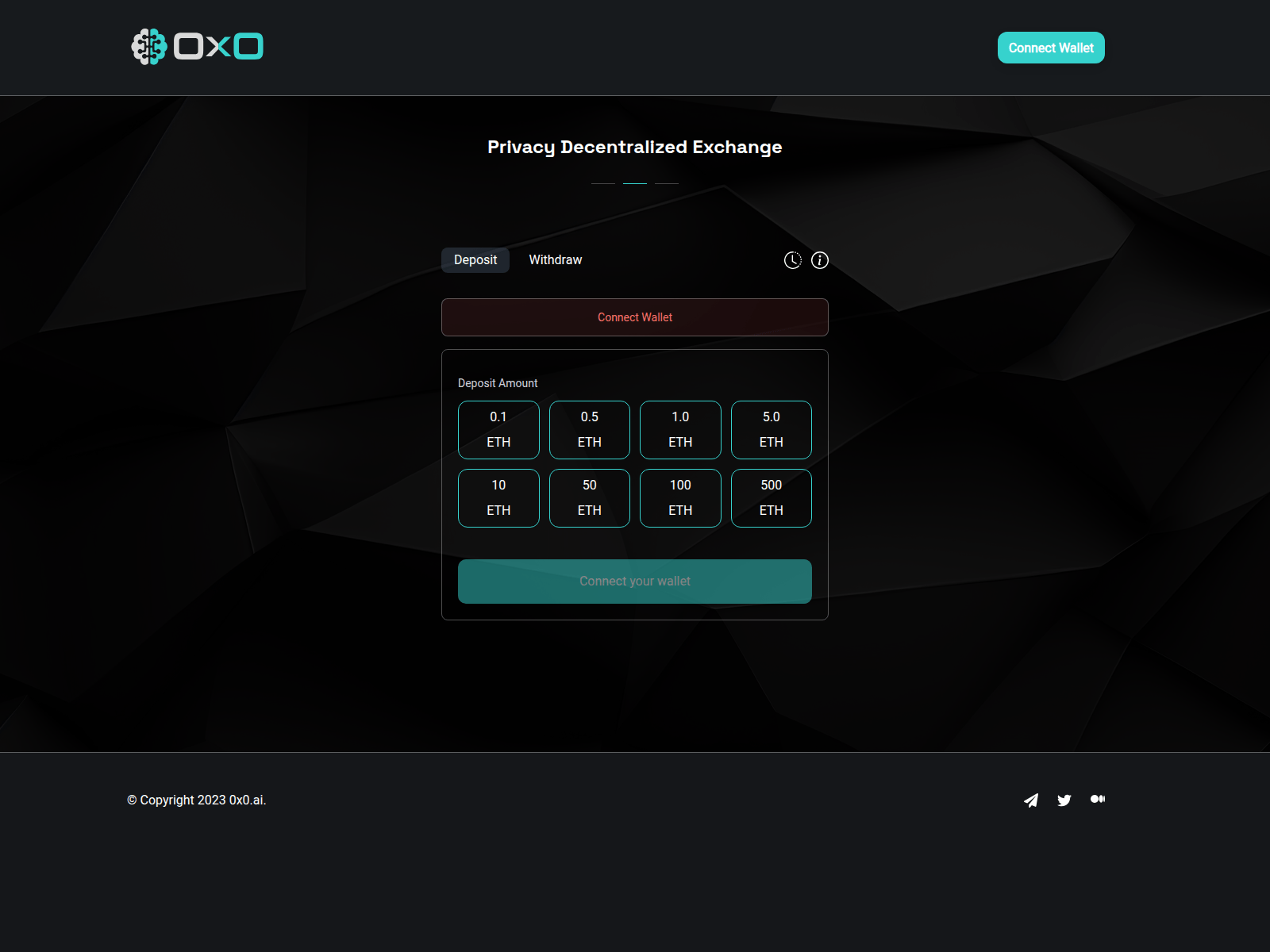 Forensic screenshot of dashboard0x0.pages.dev