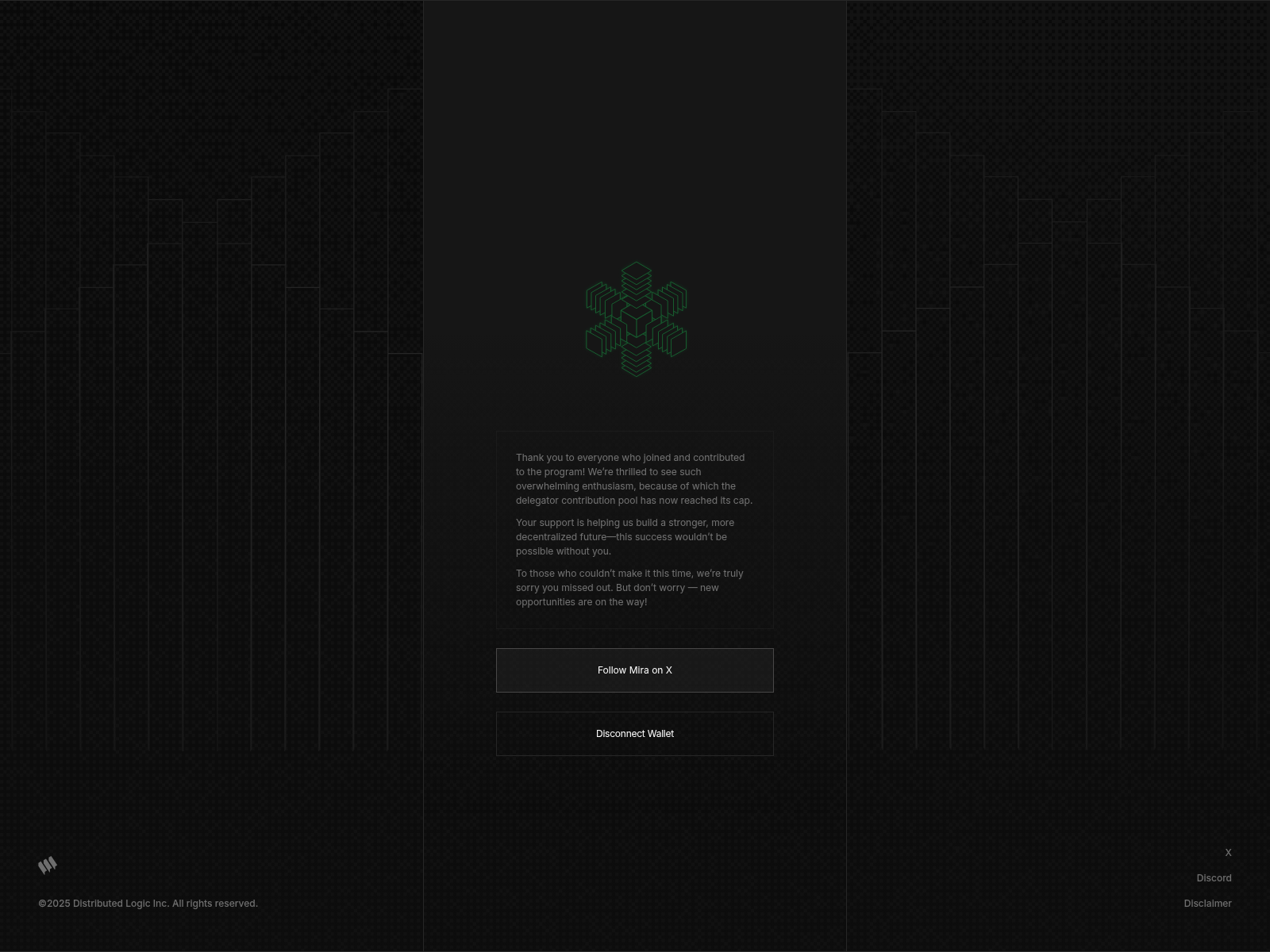Forensic screenshot of node-delegator-ui.pages.dev