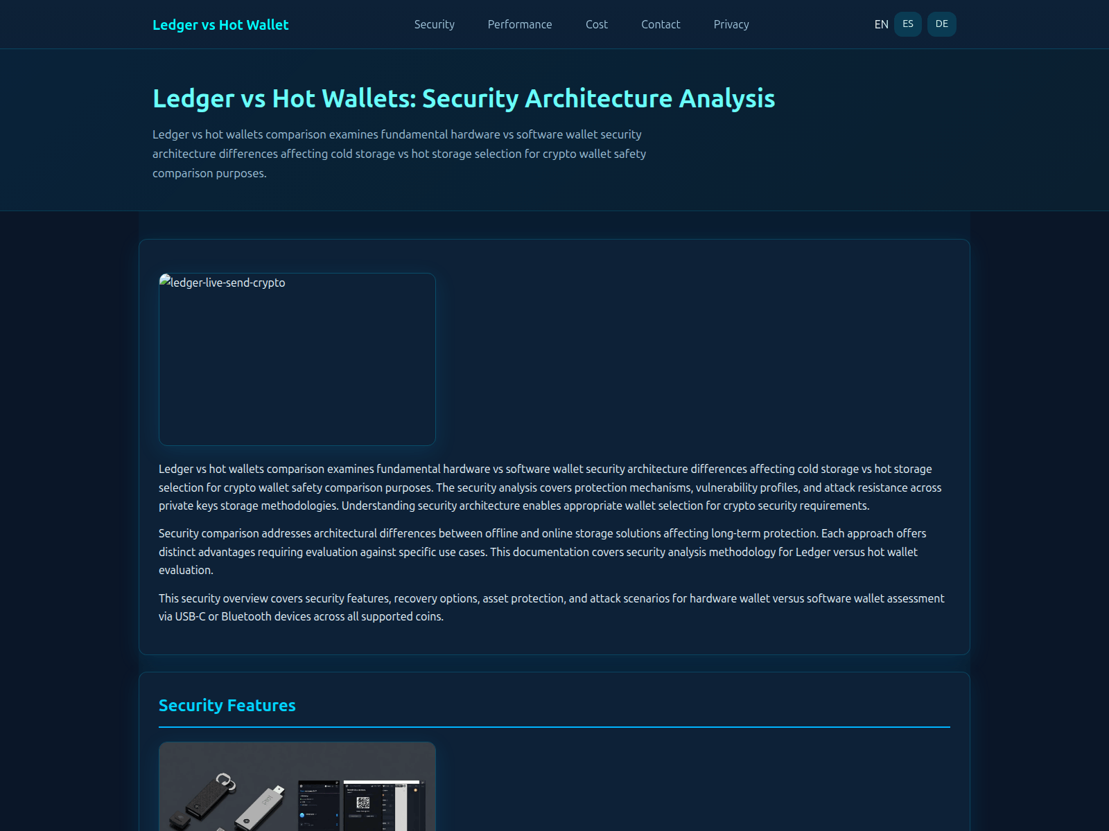 Forensic screenshot of ledger-vs-alternative.com