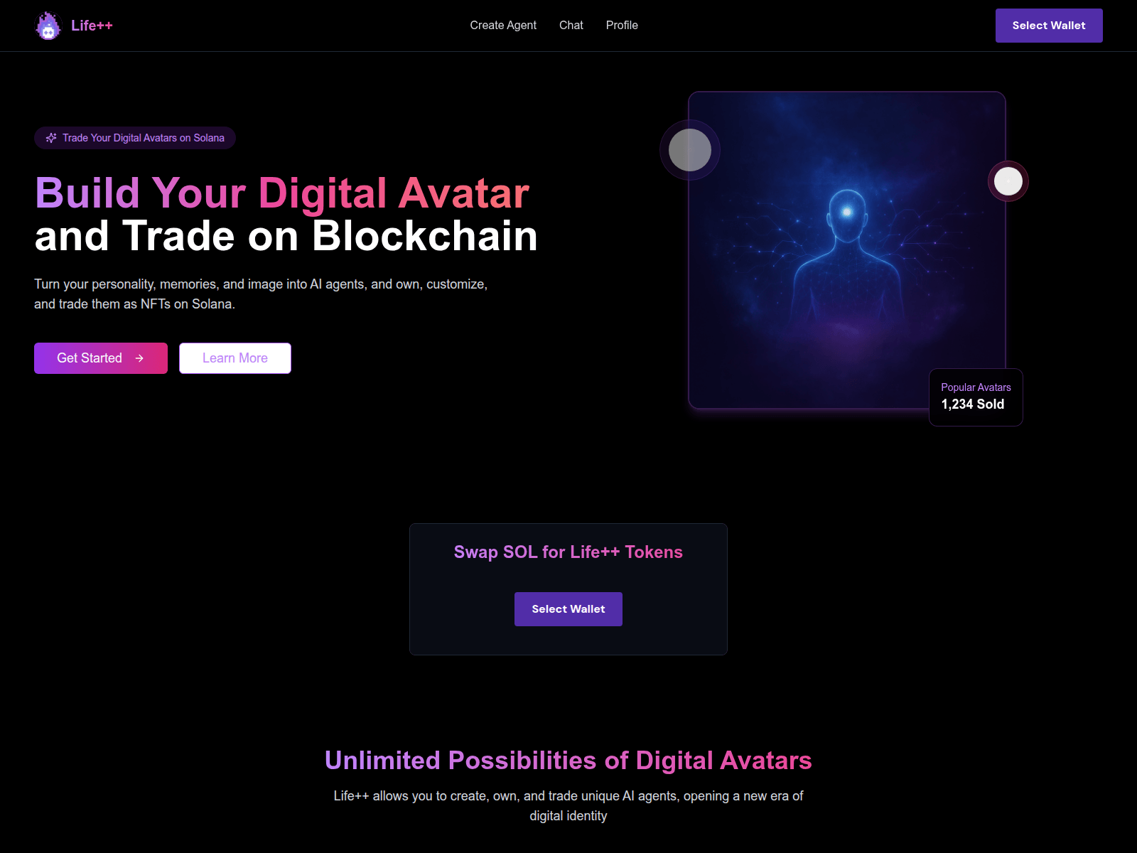 Screenshot of life-plus-plus.pages.dev