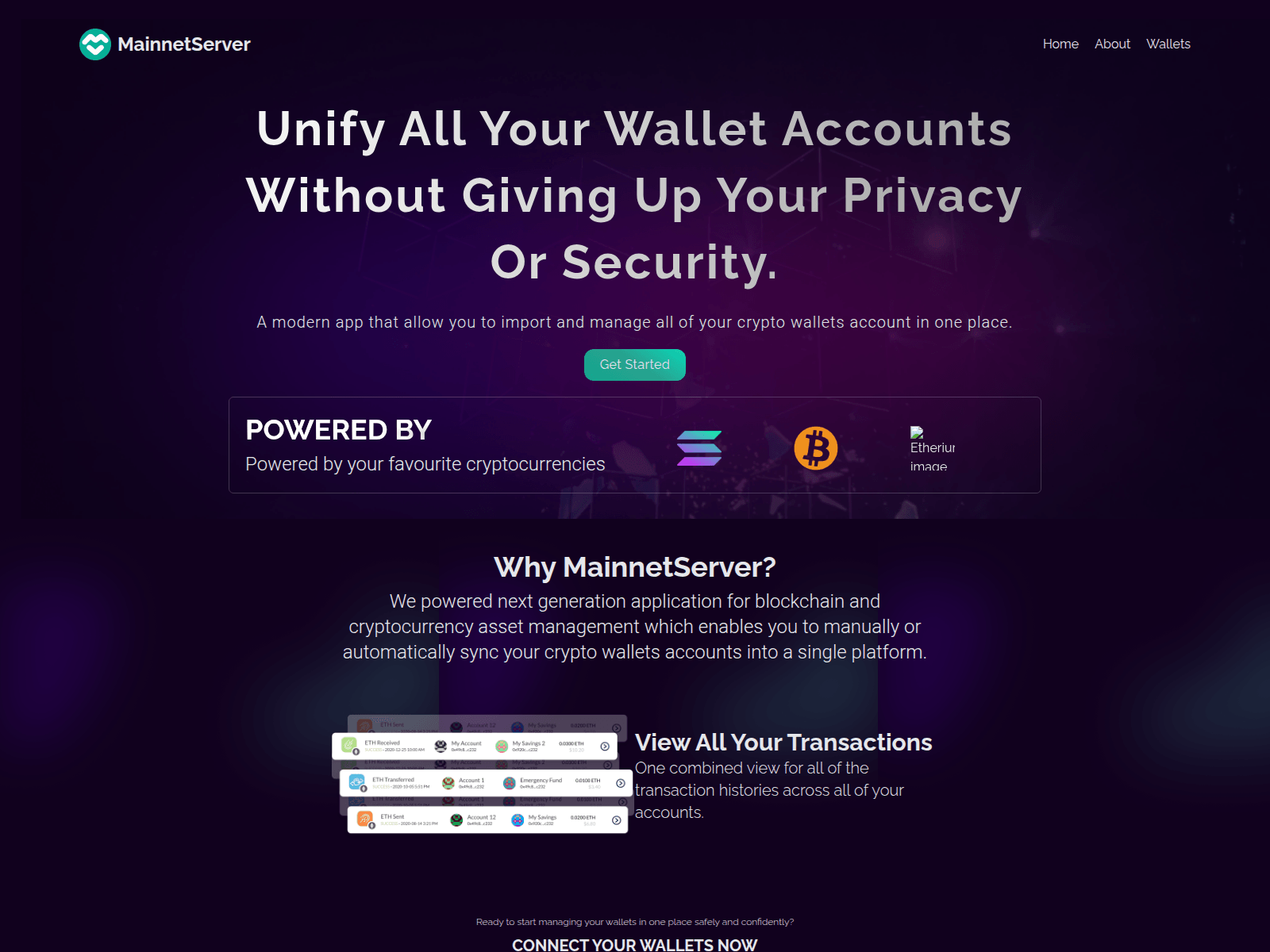 Screenshot of mainnetserverxyz.pages.dev