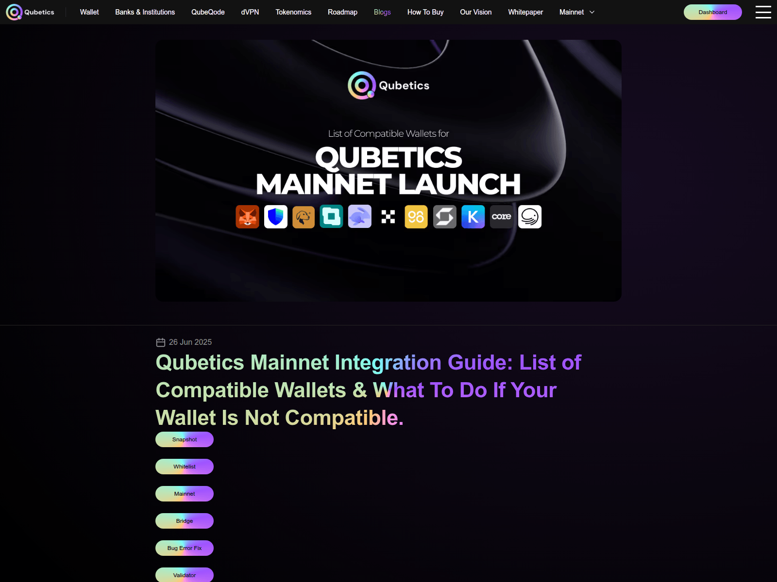 Forensic screenshot of api-qubetics.pages.dev