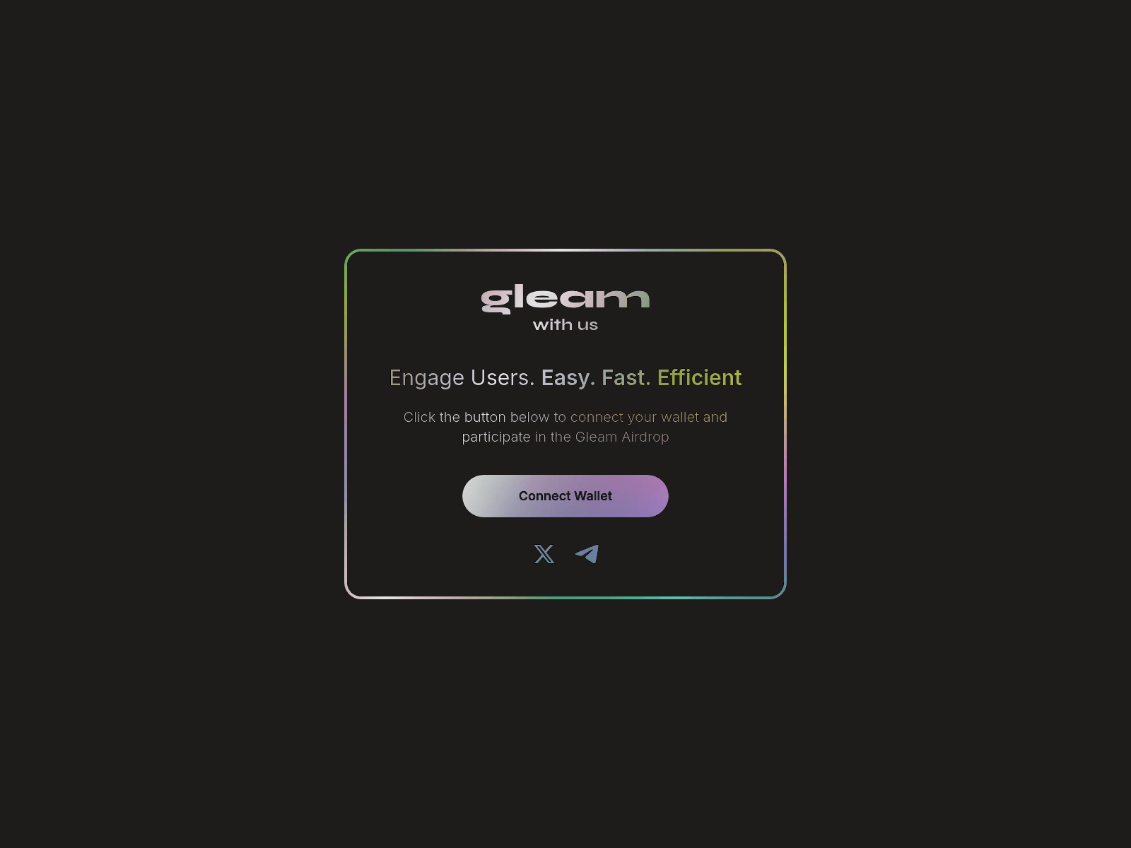 Screenshot of gleam-1zk.pages.dev
