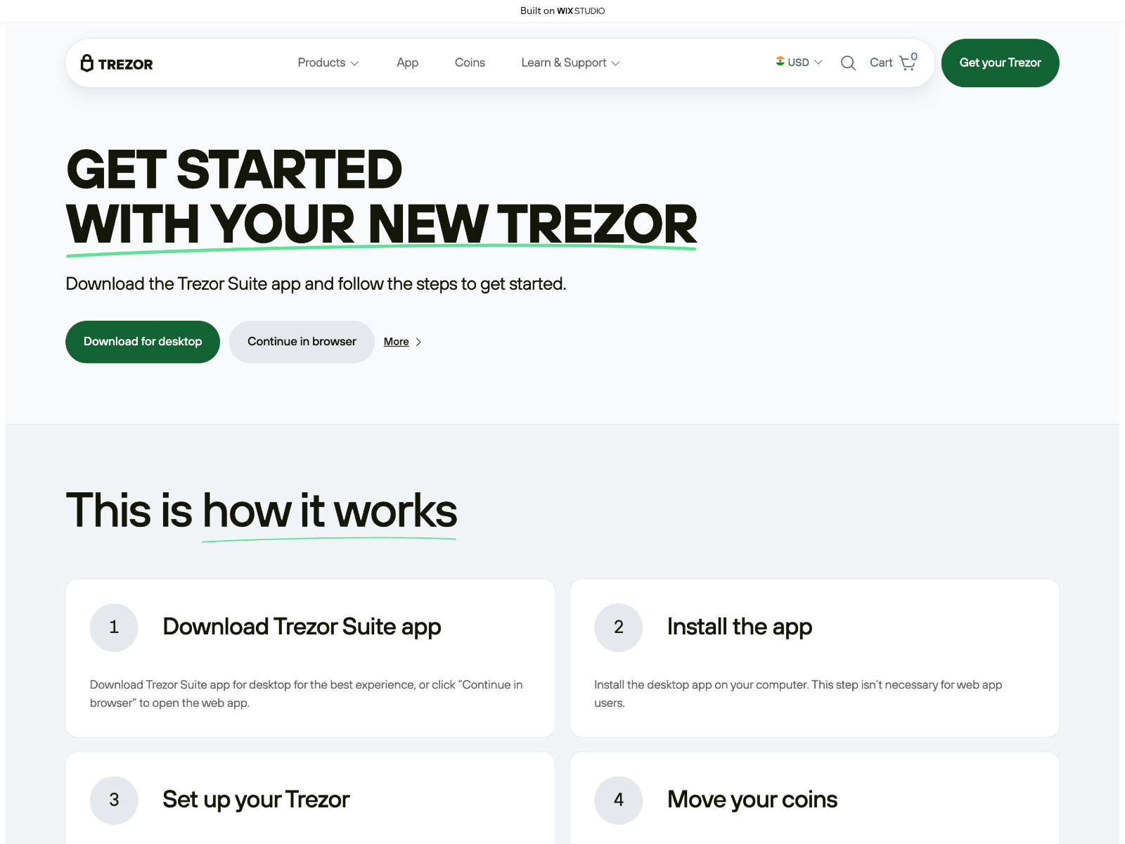 Forensic screenshot of getintro.wixstudio.com