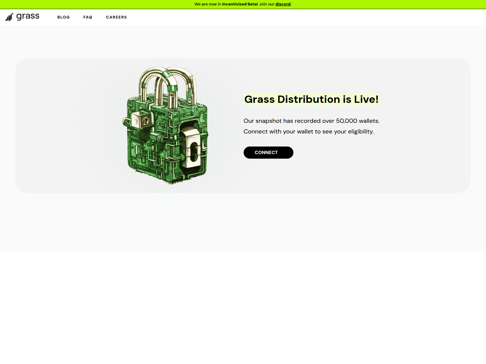 Screenshot of grass-airdrop.pages.dev