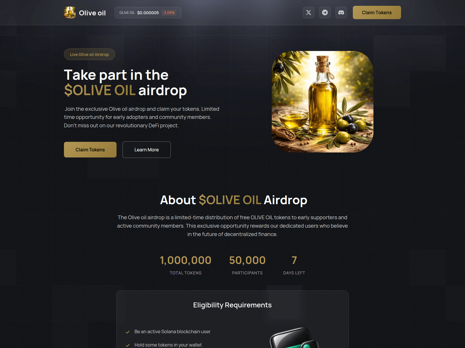 Forensic screenshot of events-oliveoil.fun