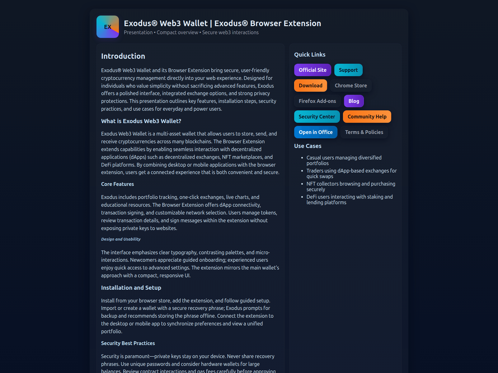 Screenshot of exeodusweb3-us.pages.dev
