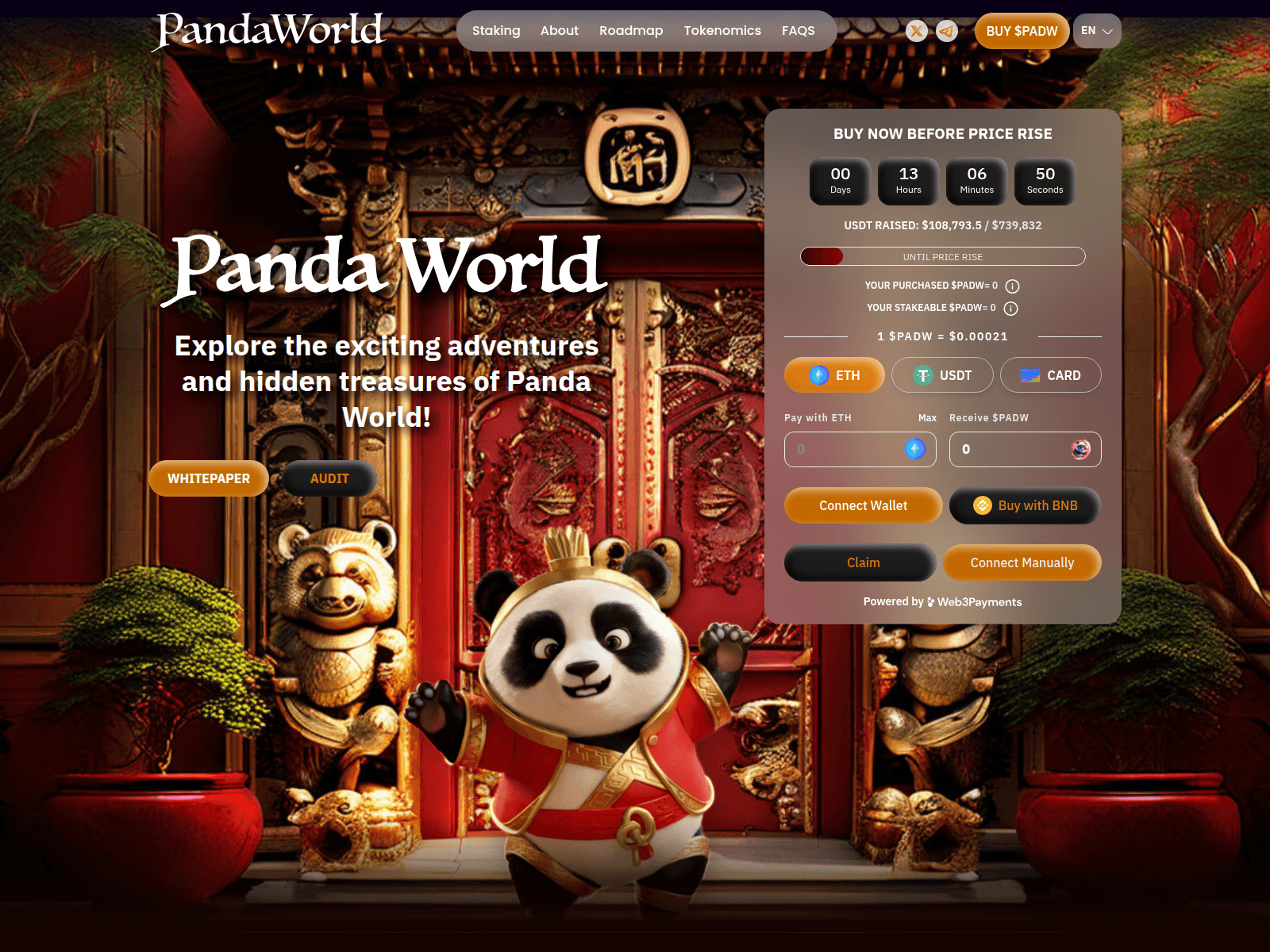 Screenshot of thepandaworld.pages.dev