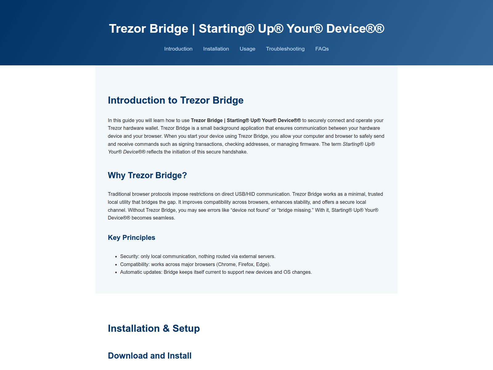 Screenshot of help-bridge-doc-xx.pages.dev