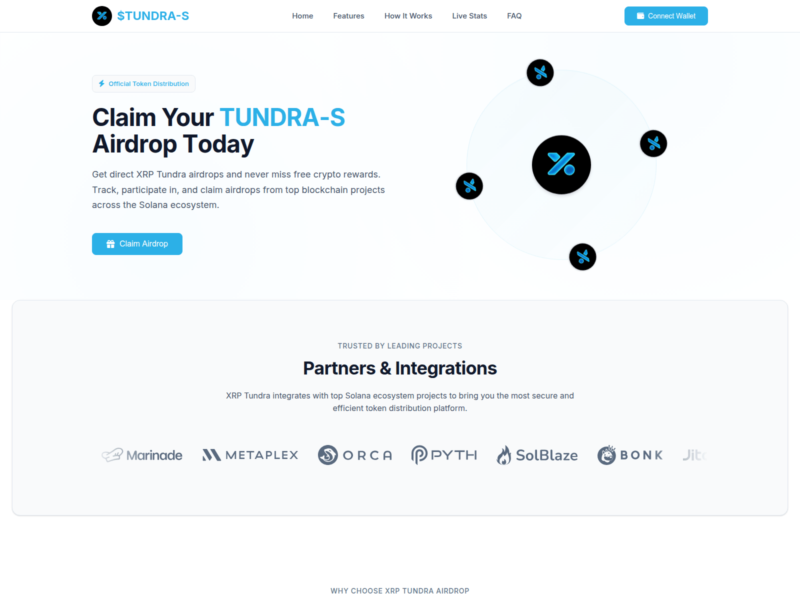 Forensic screenshot of xrptundra-dashboard.world
