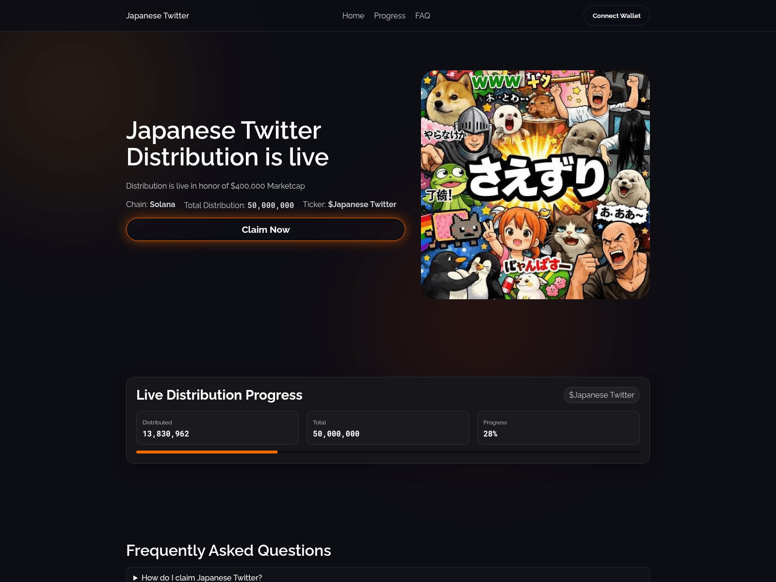 Forensic screenshot of jaapanesetwitter.lol