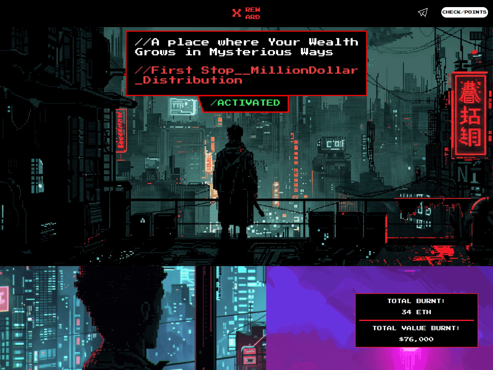 Forensic screenshot of rewardrwd.pages.dev