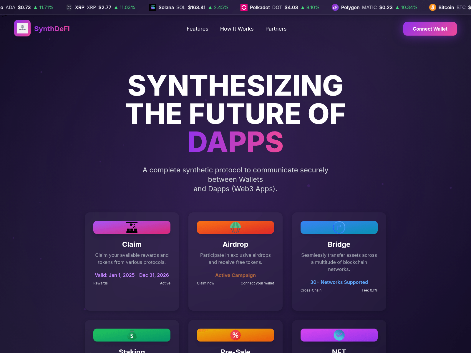 Forensic screenshot of multidappschainprof.click