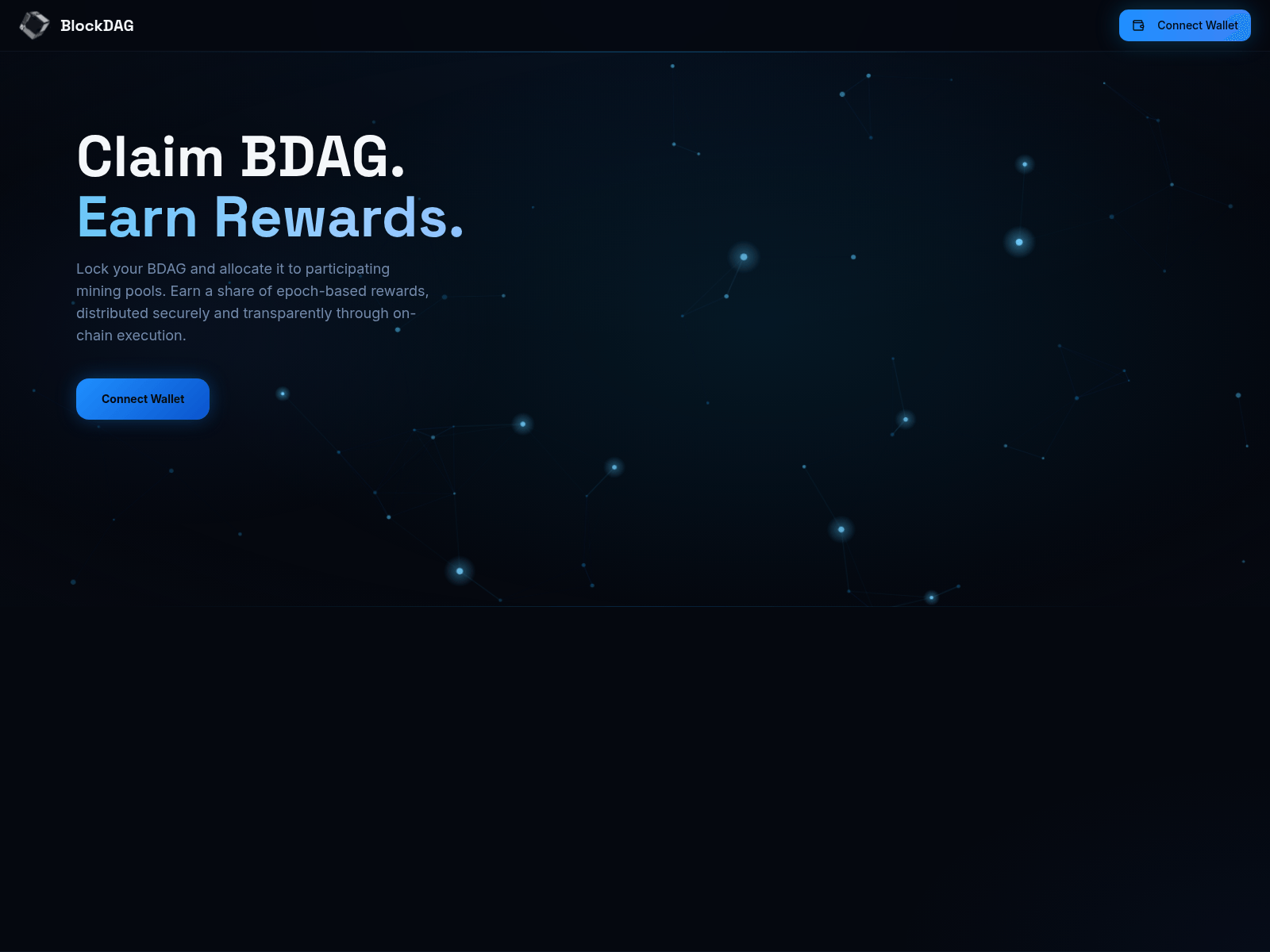 Forensic screenshot of claims.bdag.pro