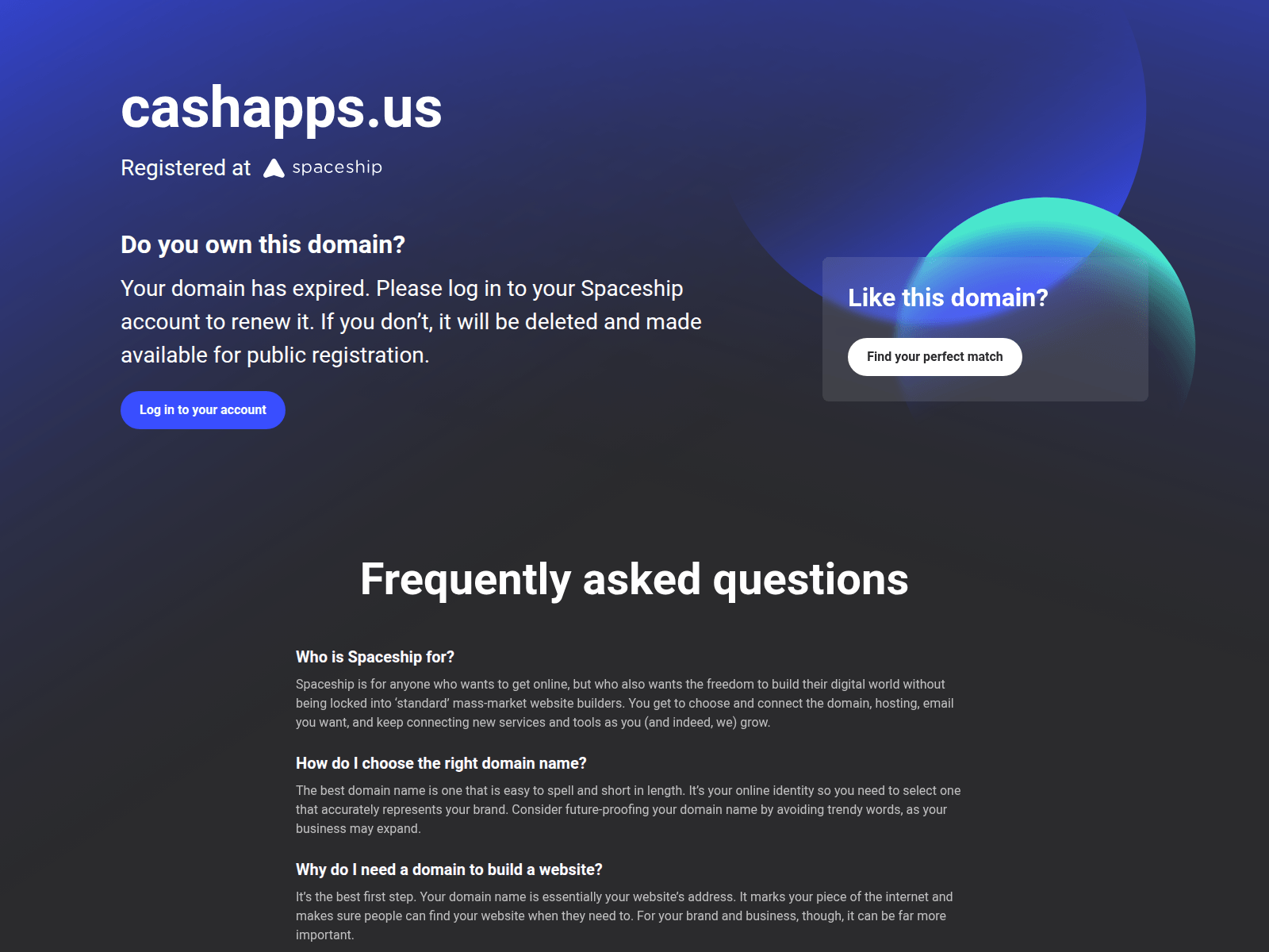Screenshot of cashapps.us
