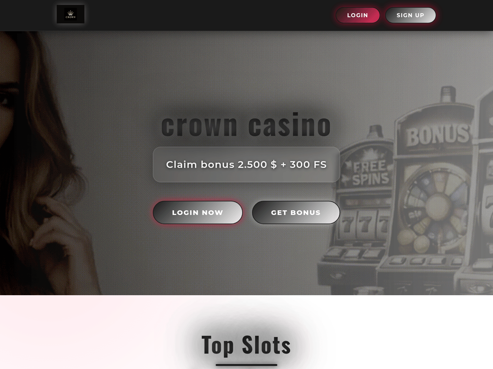 Screenshot of crown-casinoau.com