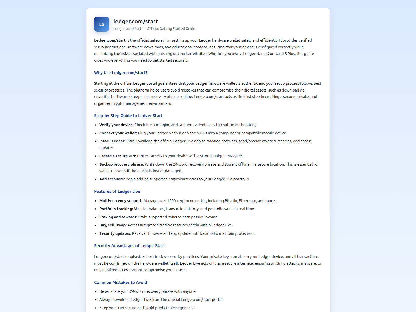 Forensic screenshot of ledgerr-com-star.pages.dev