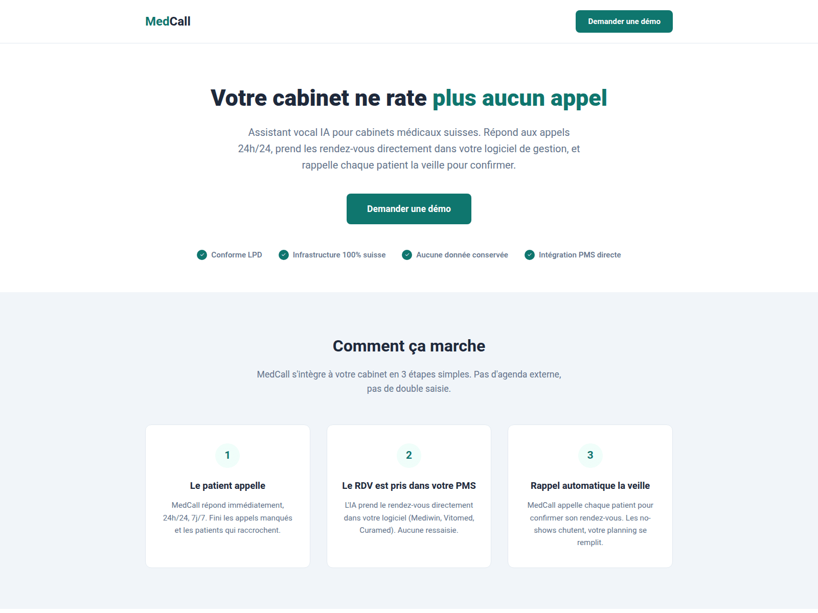 Forensic screenshot of medcall-5a6.pages.dev