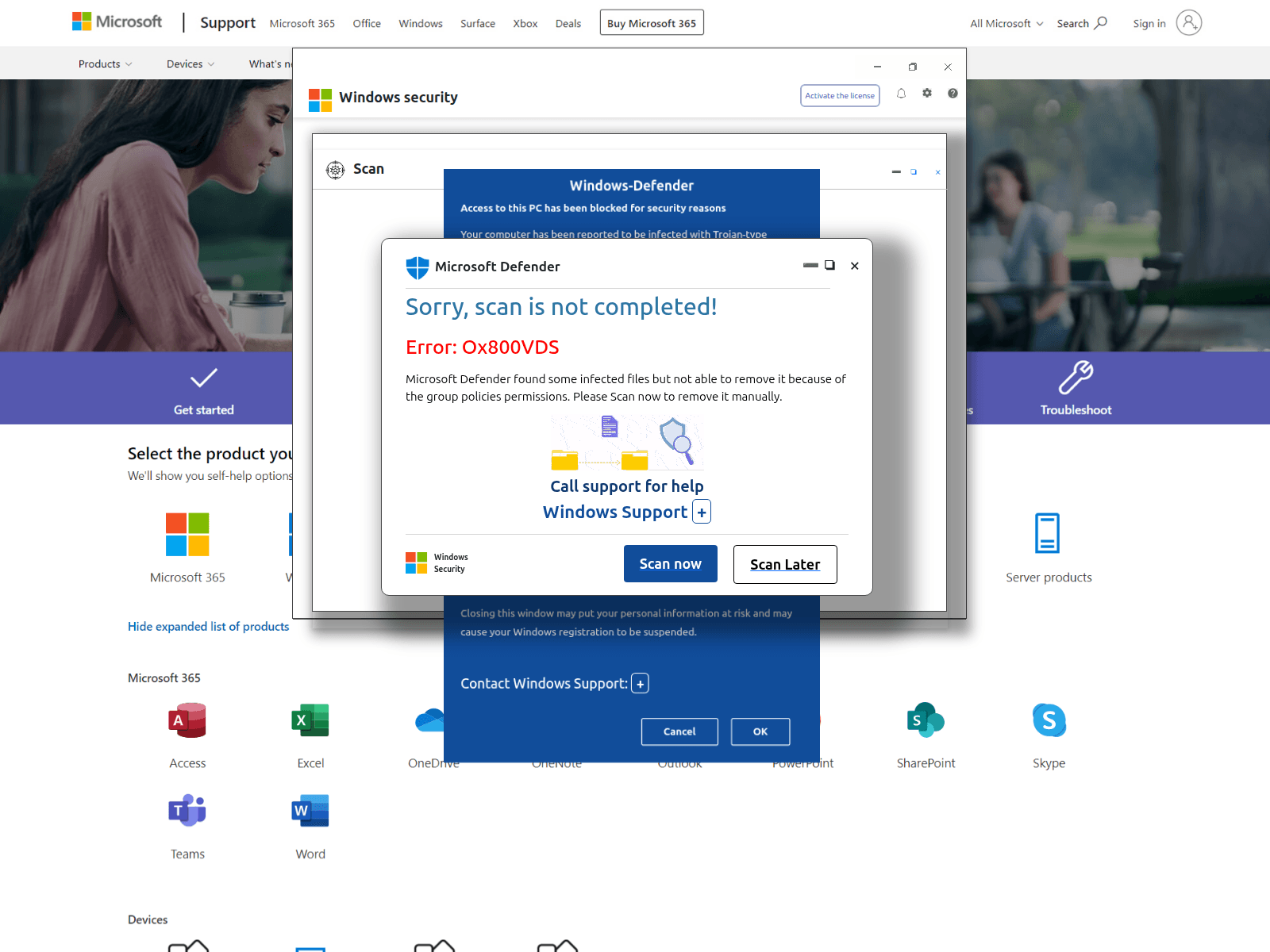 Screenshot of smartprinter.buzz.malblocker.com