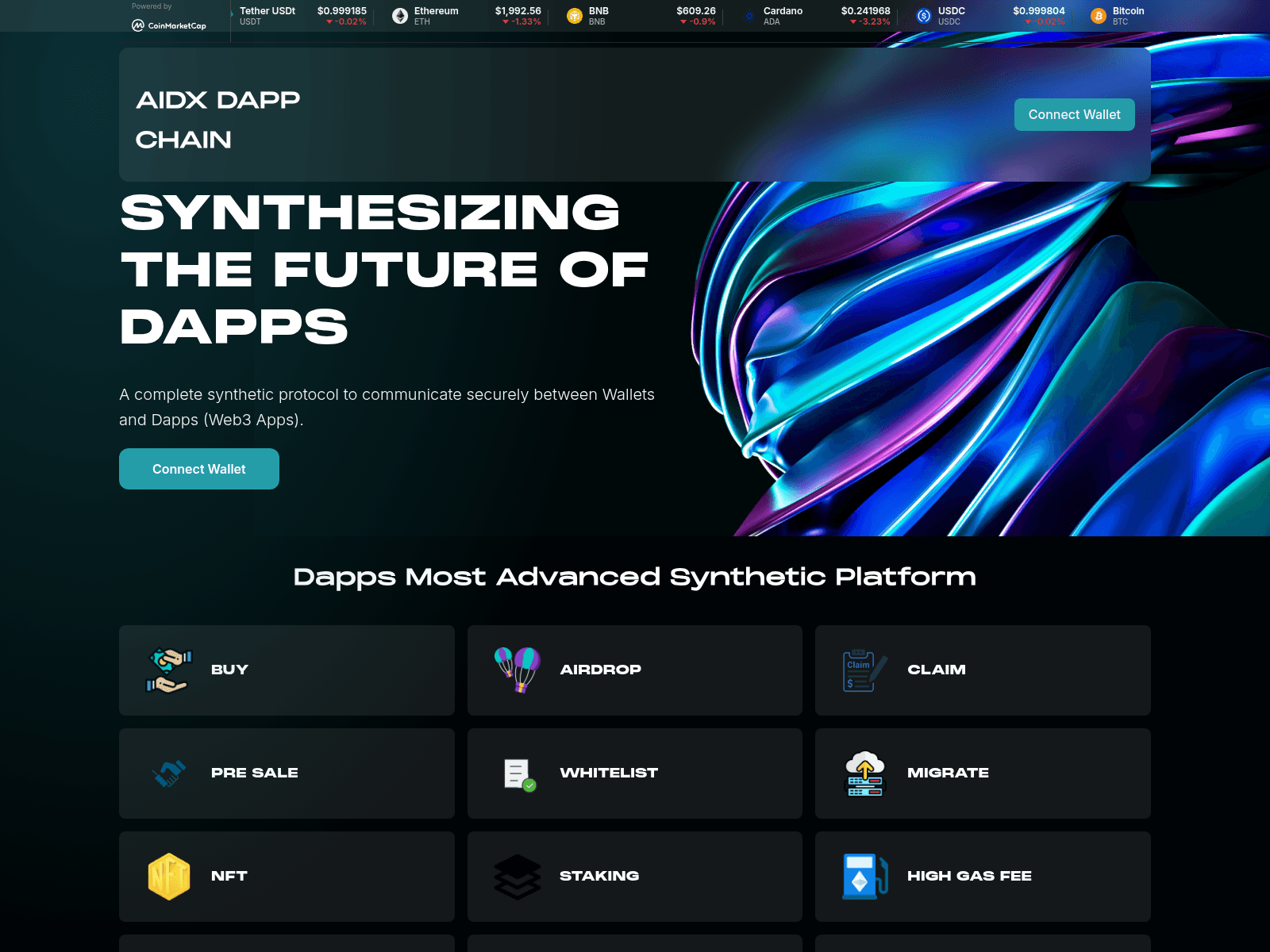 Screenshot of multidappsauth.pages.dev