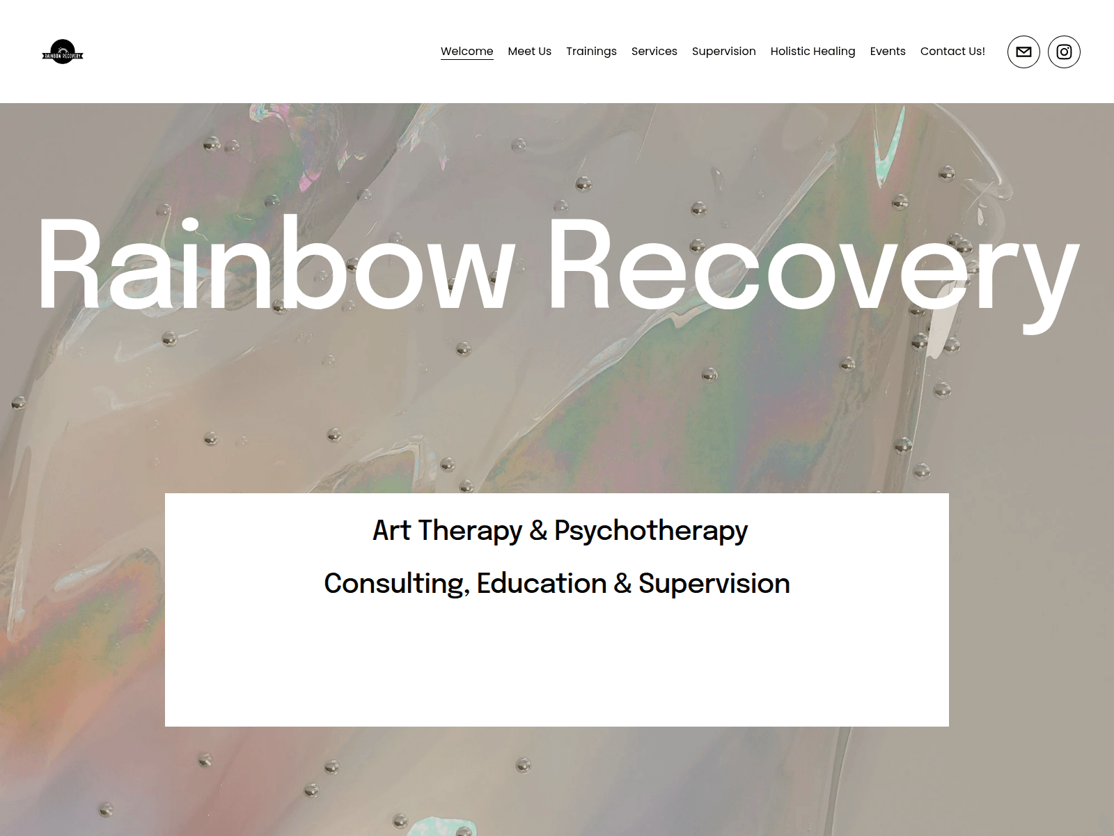 Screenshot of rainbow-recovery.org