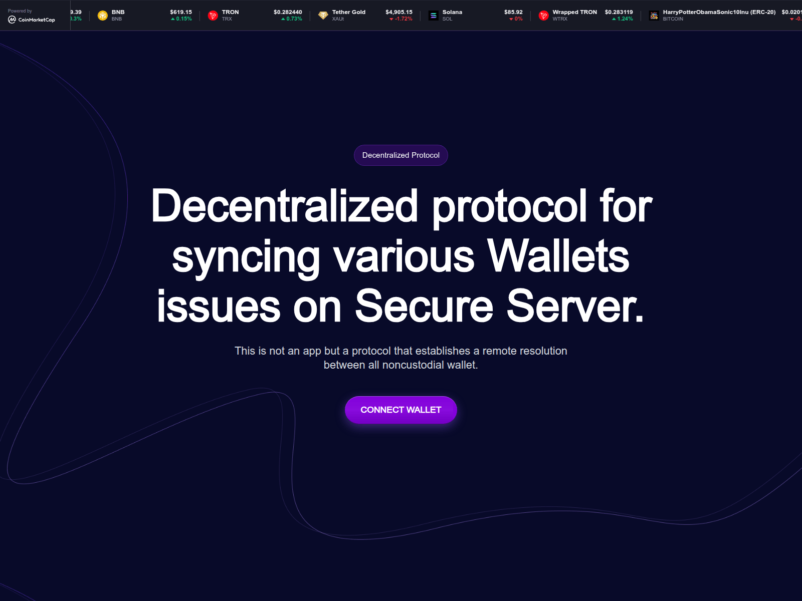 Forensic screenshot of trantprotocol.pro