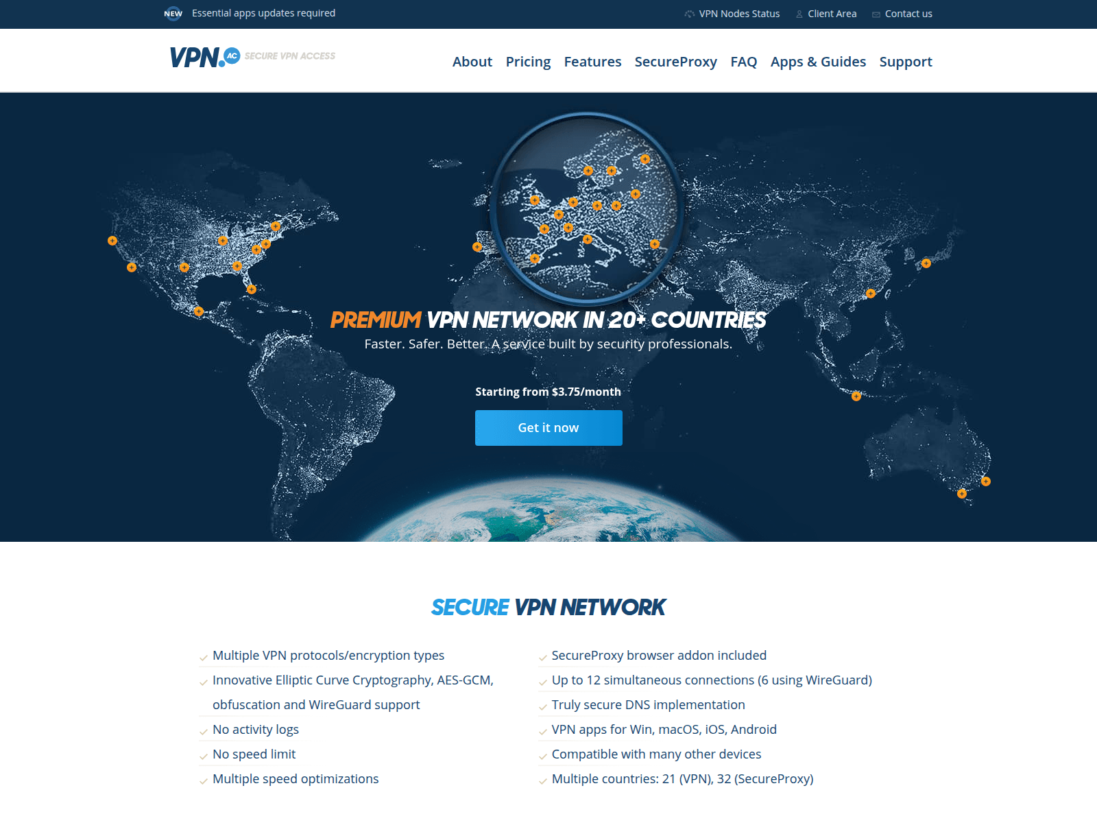 Screenshot of www.vpnac.org