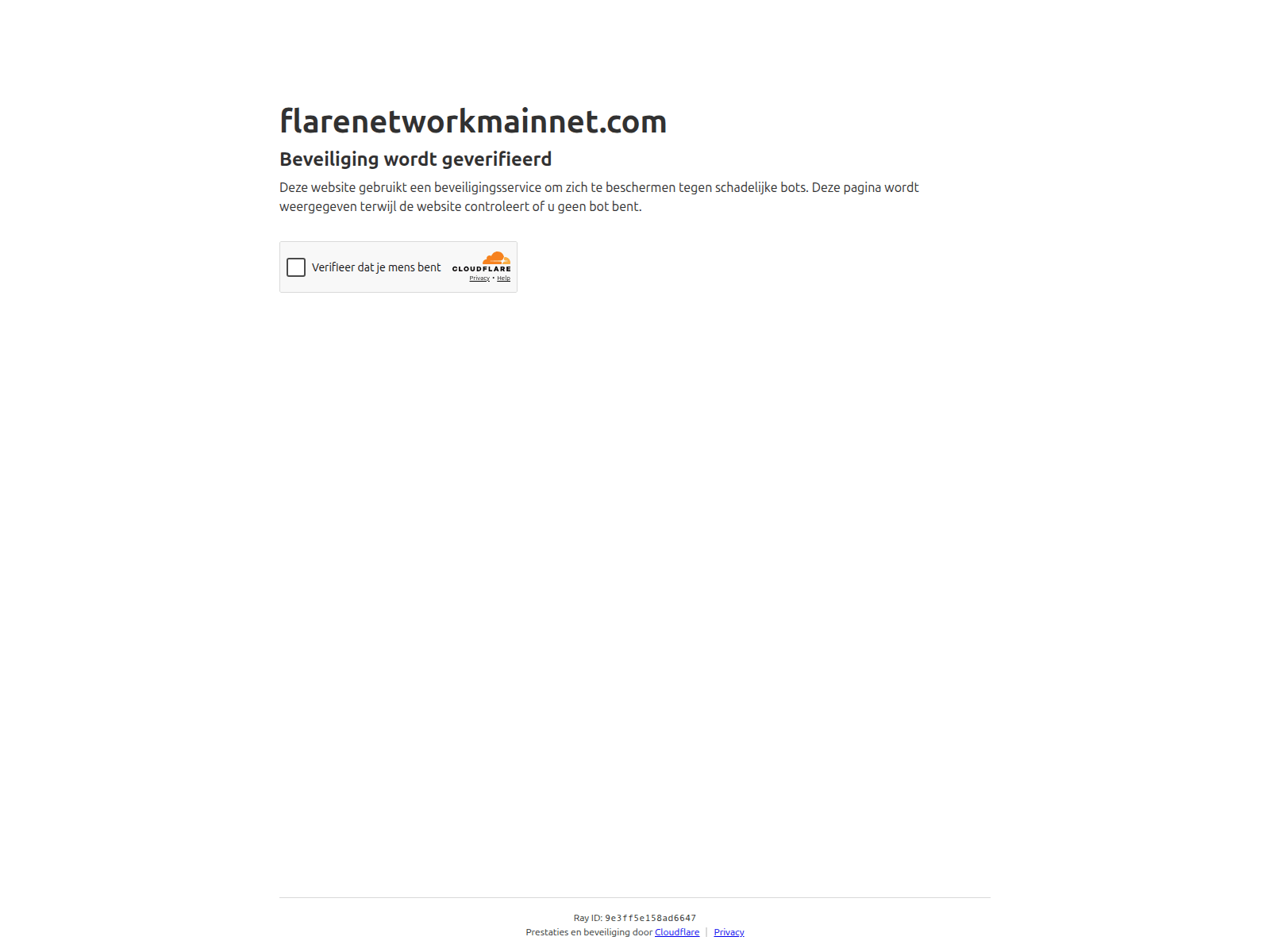 Screenshot of flarenetworkmainnet.com