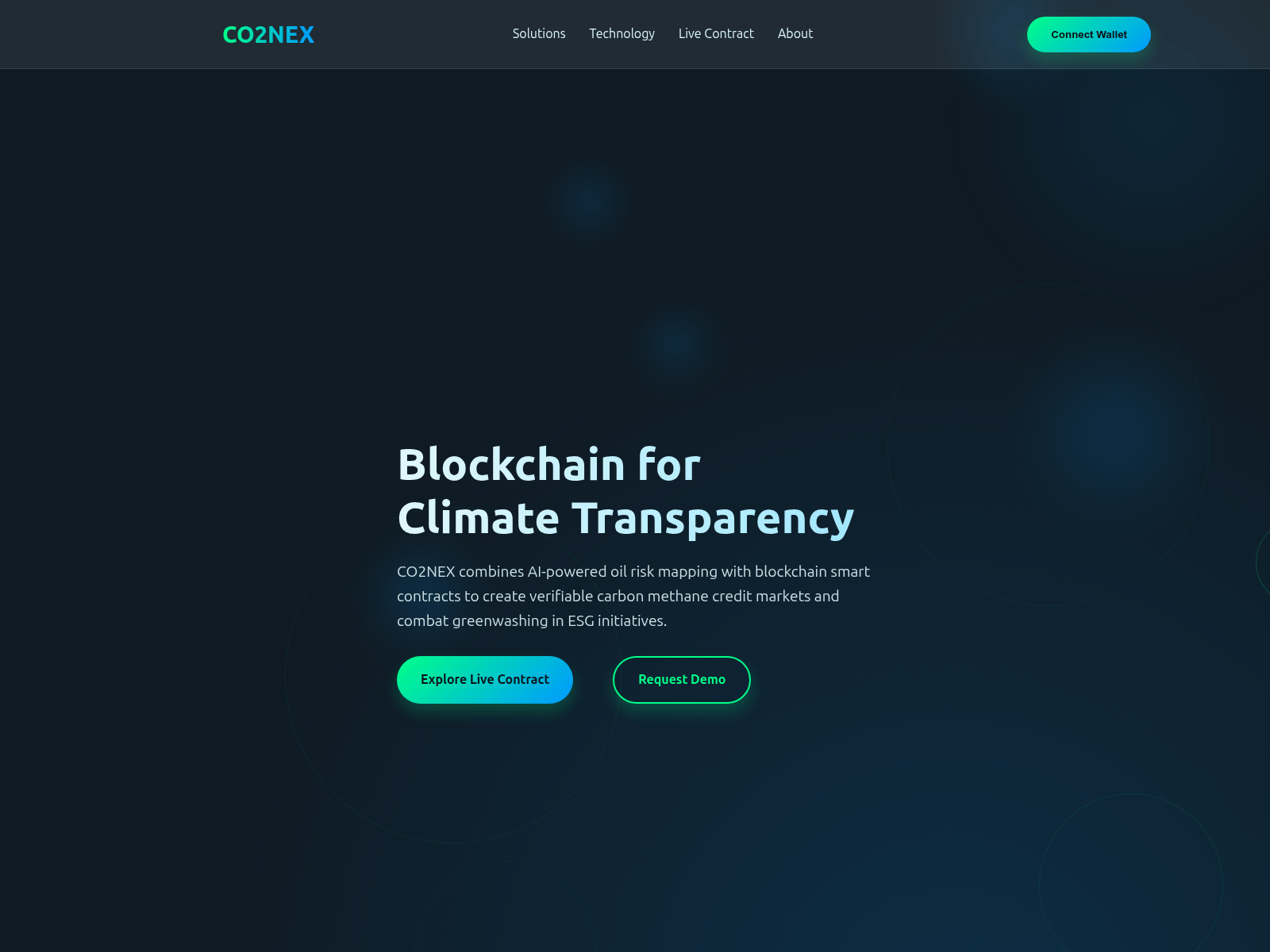 Forensic screenshot of co2nex.com