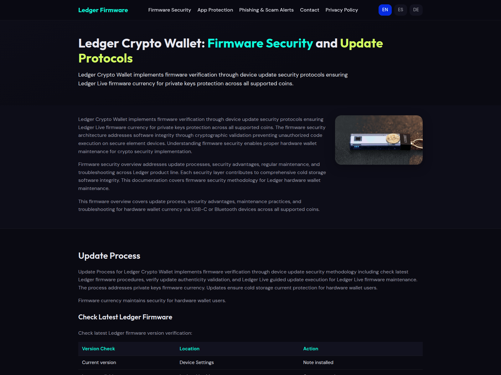 Forensic screenshot of ledger-crypto-wallet-firmware.com
