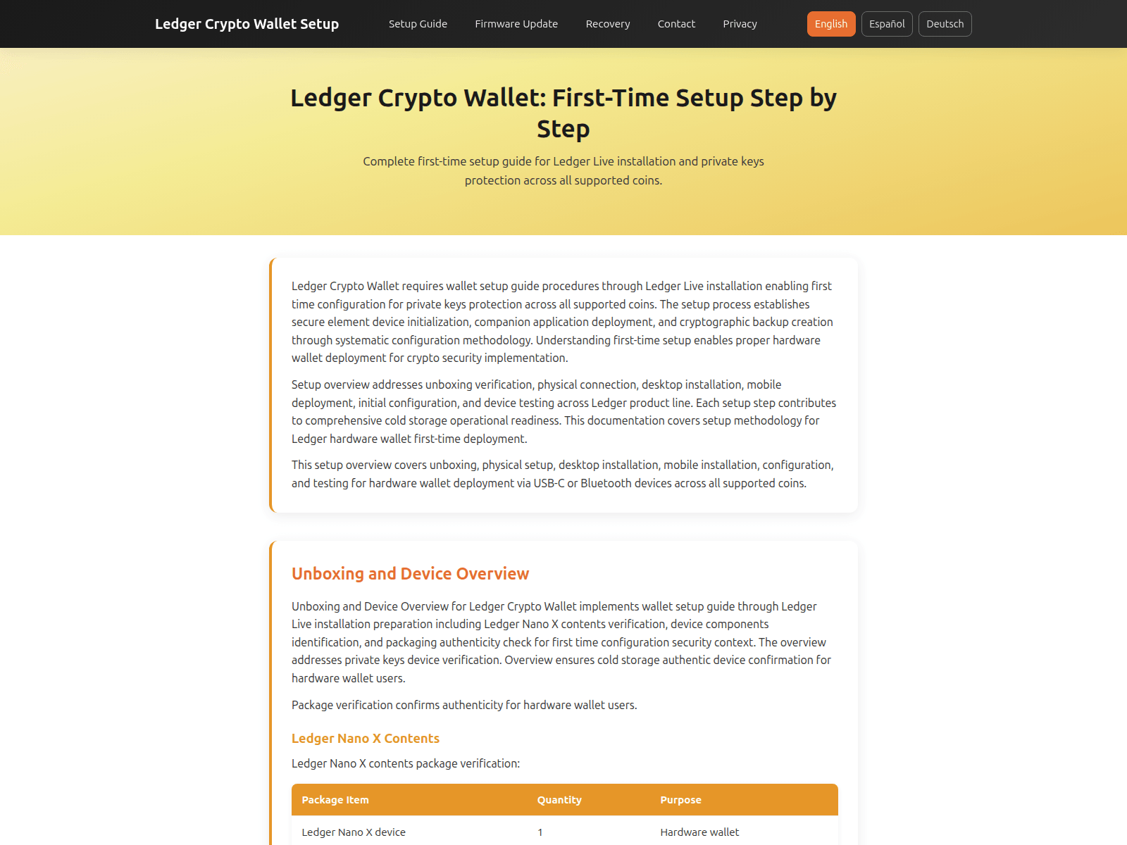 Forensic screenshot of ledger-crypto-wallet-setup.org