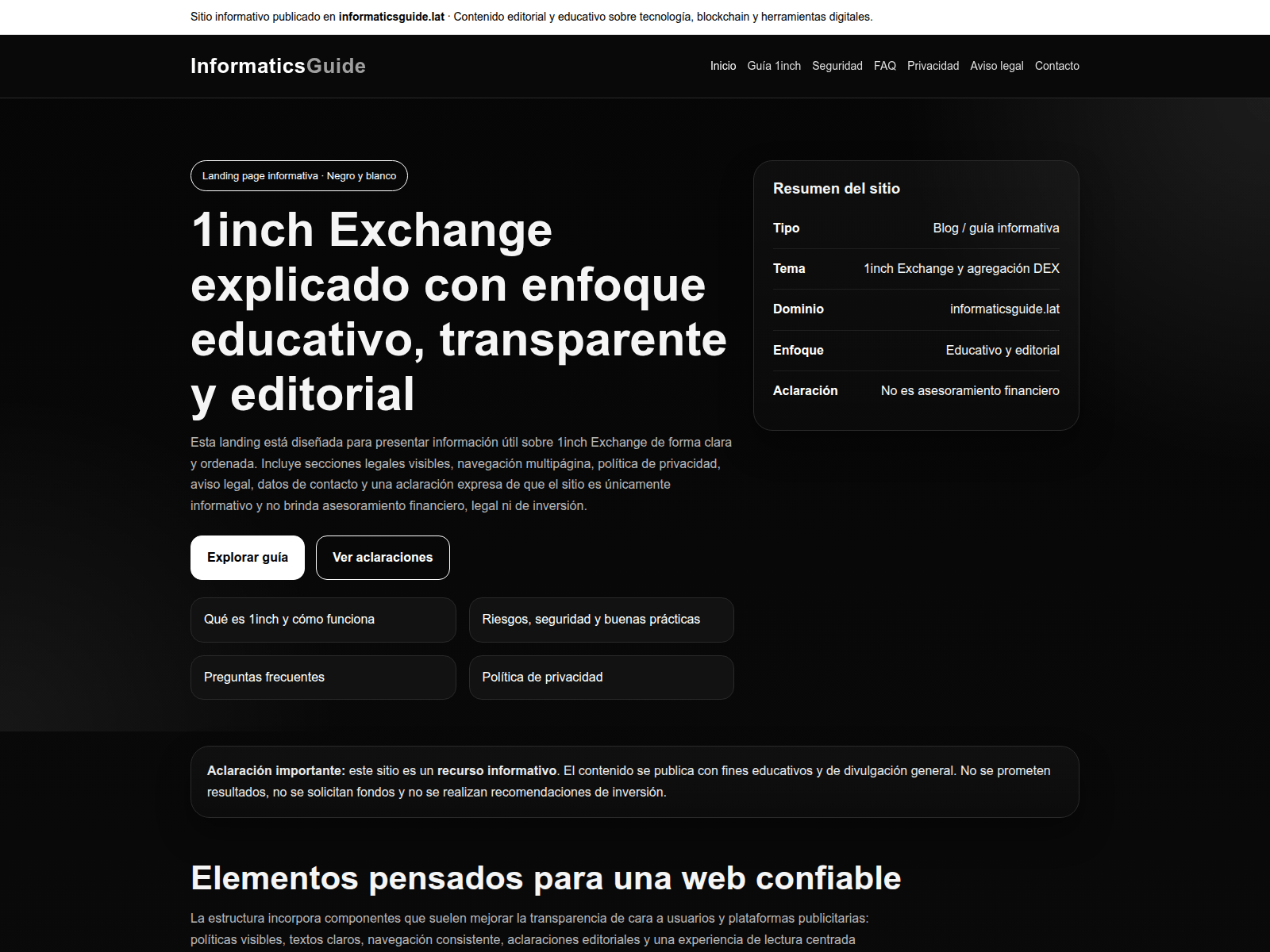 Screenshot of defiguide.lat