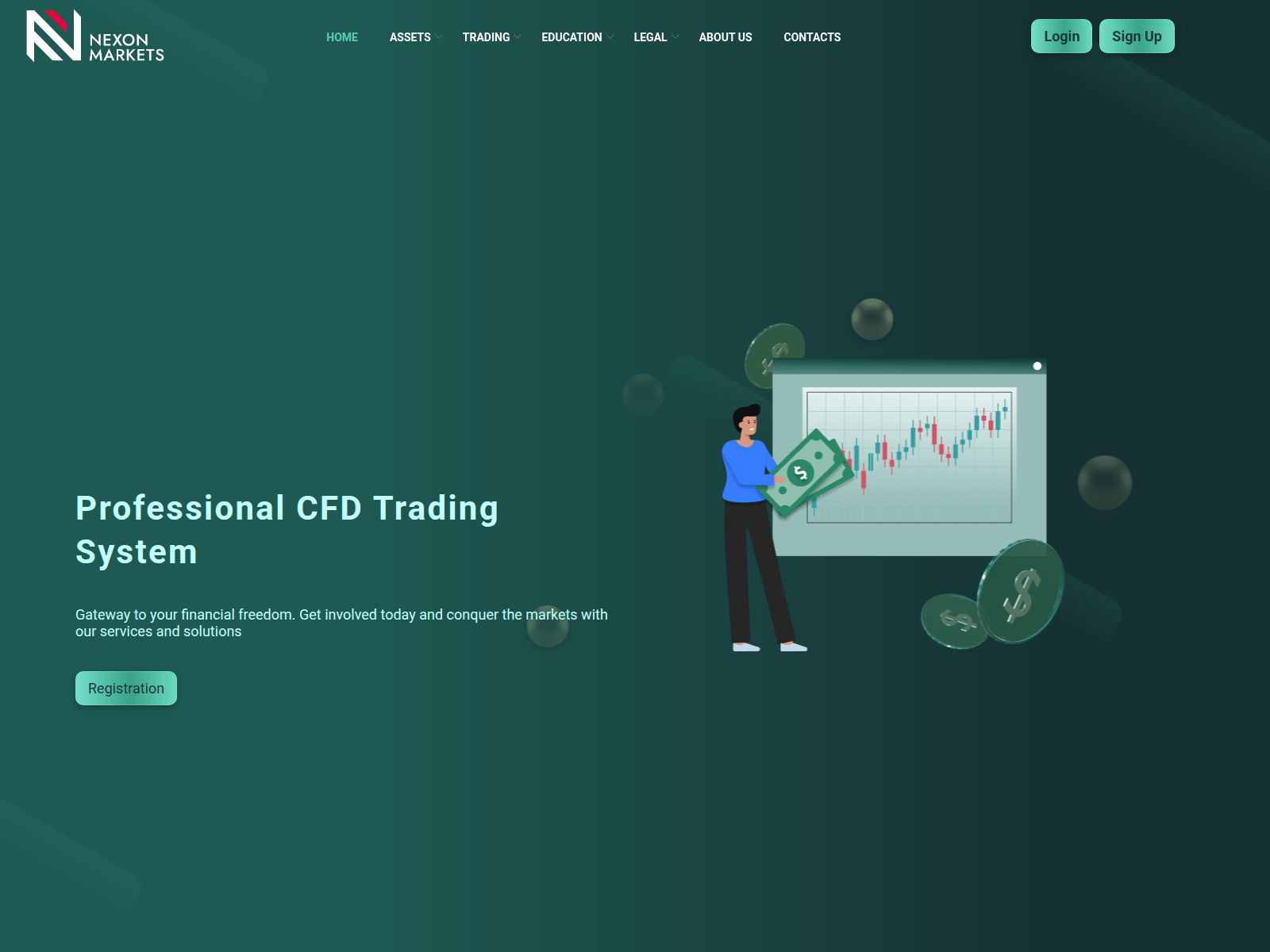 Screenshot of nexonltd.com