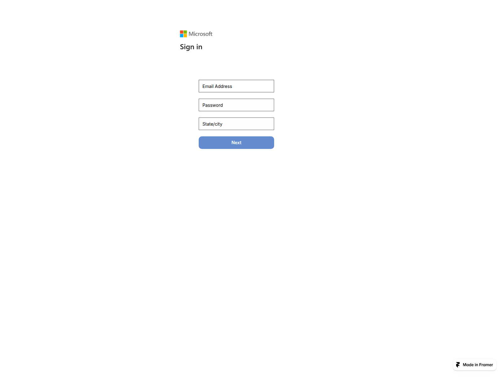 Screenshot of readable-click-927199.framer.app