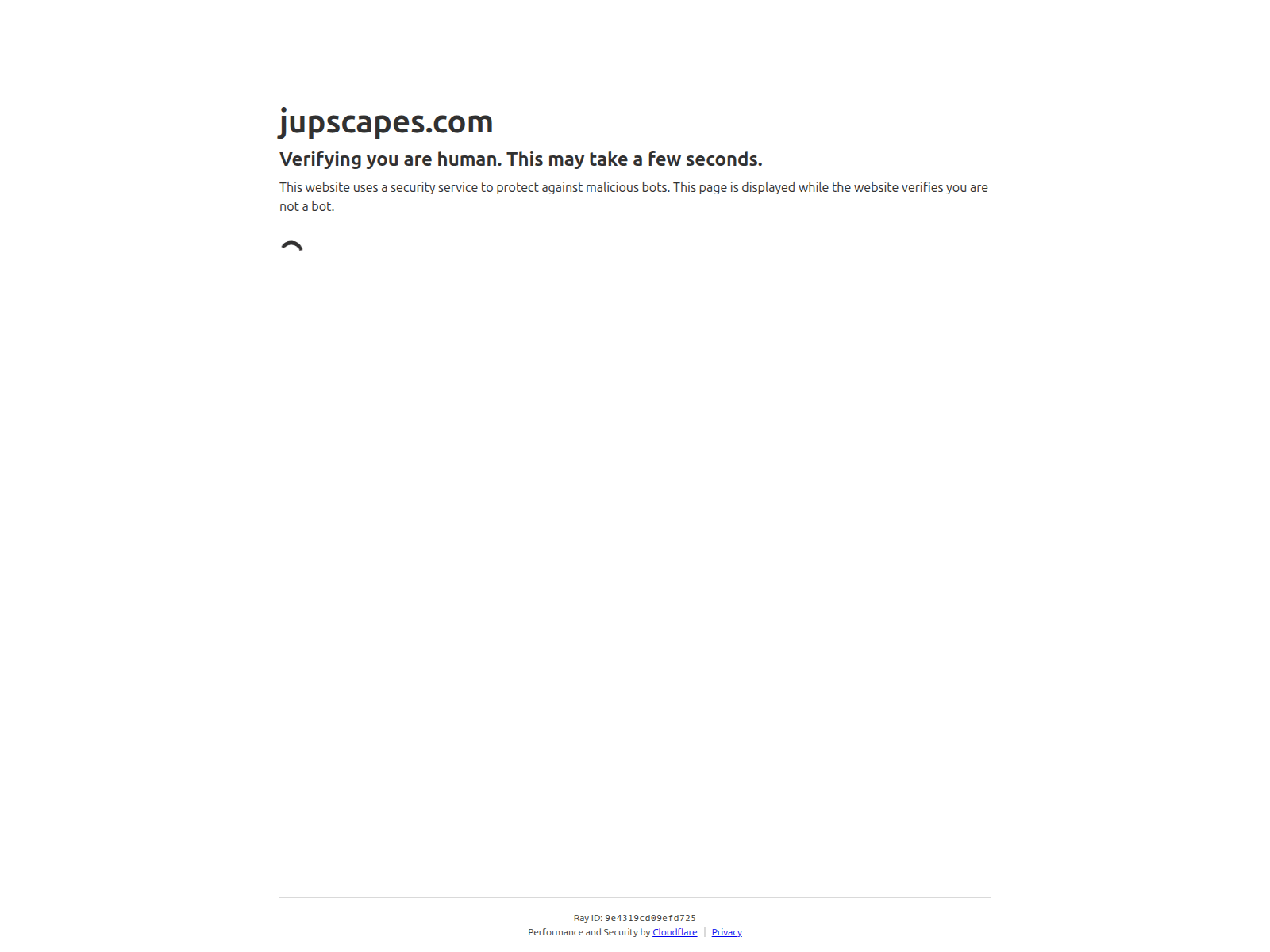 Screenshot of jupscapes.com