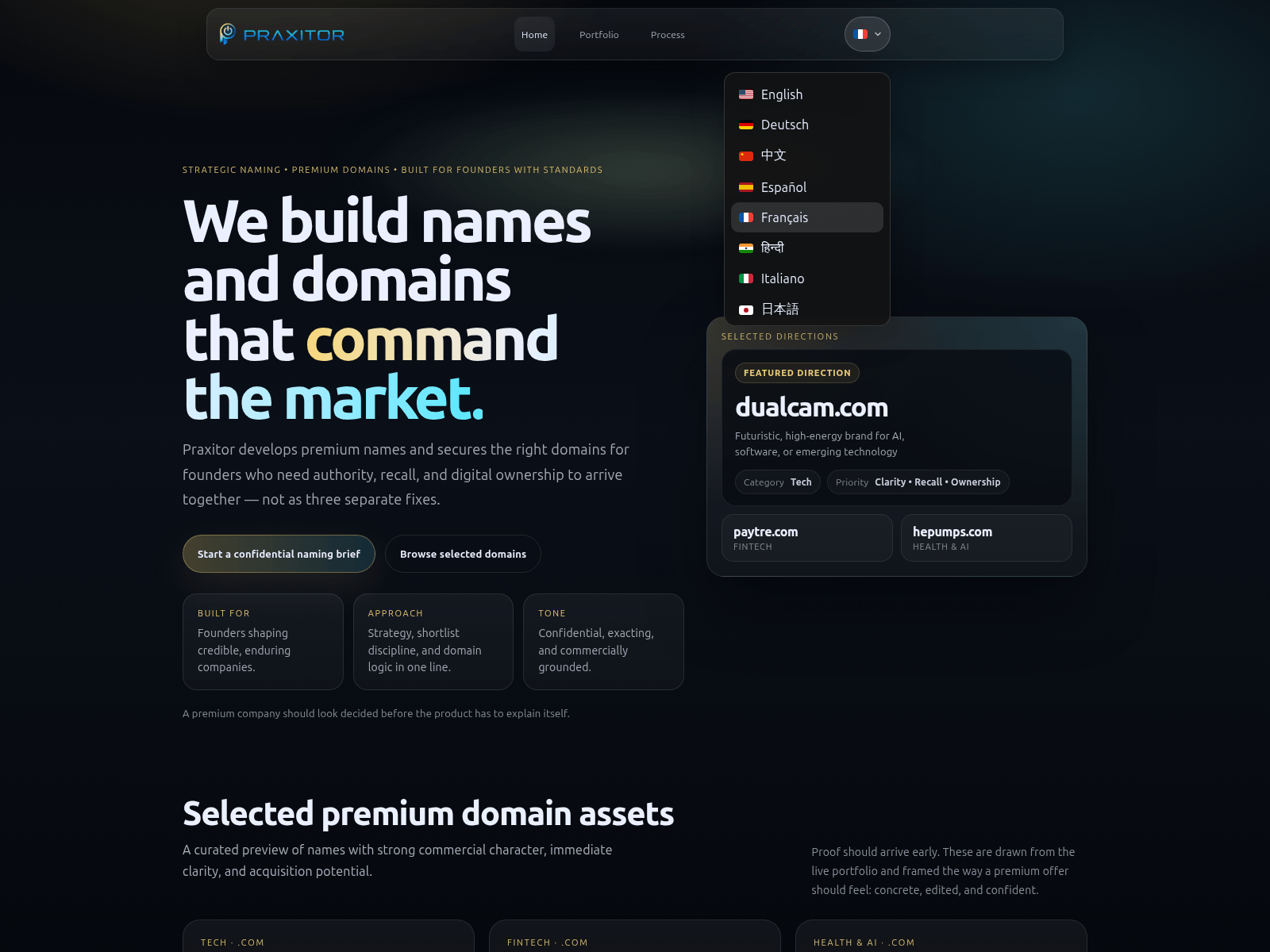 Screenshot of new-praxitor-site.pages.dev