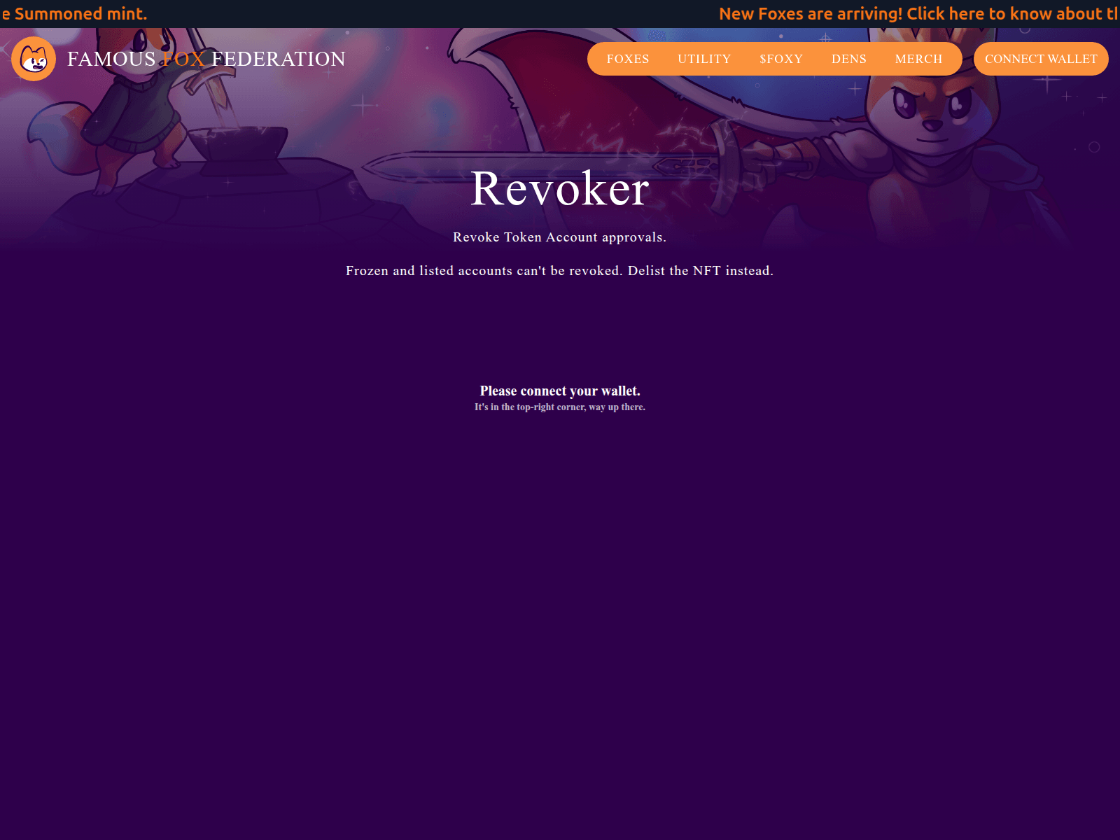Screenshot of foxrevokers.pages.dev