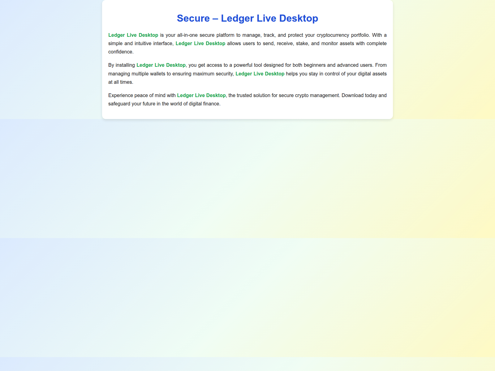 Screenshot of ledzer-cloud-live-deskup.pages.dev