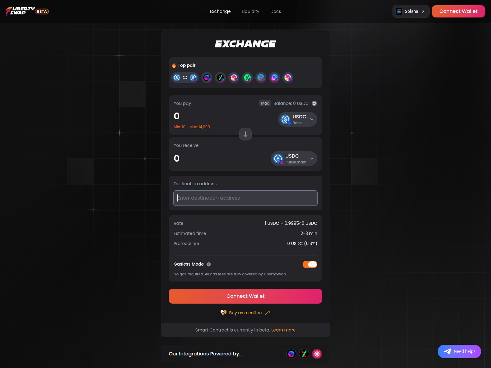 Screenshot of liberty-dapp-3.pages.dev