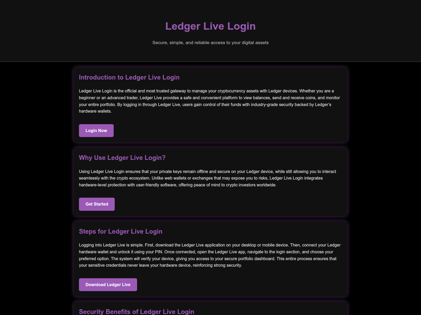 Screenshot of ledger-livelogin--us.pages.dev