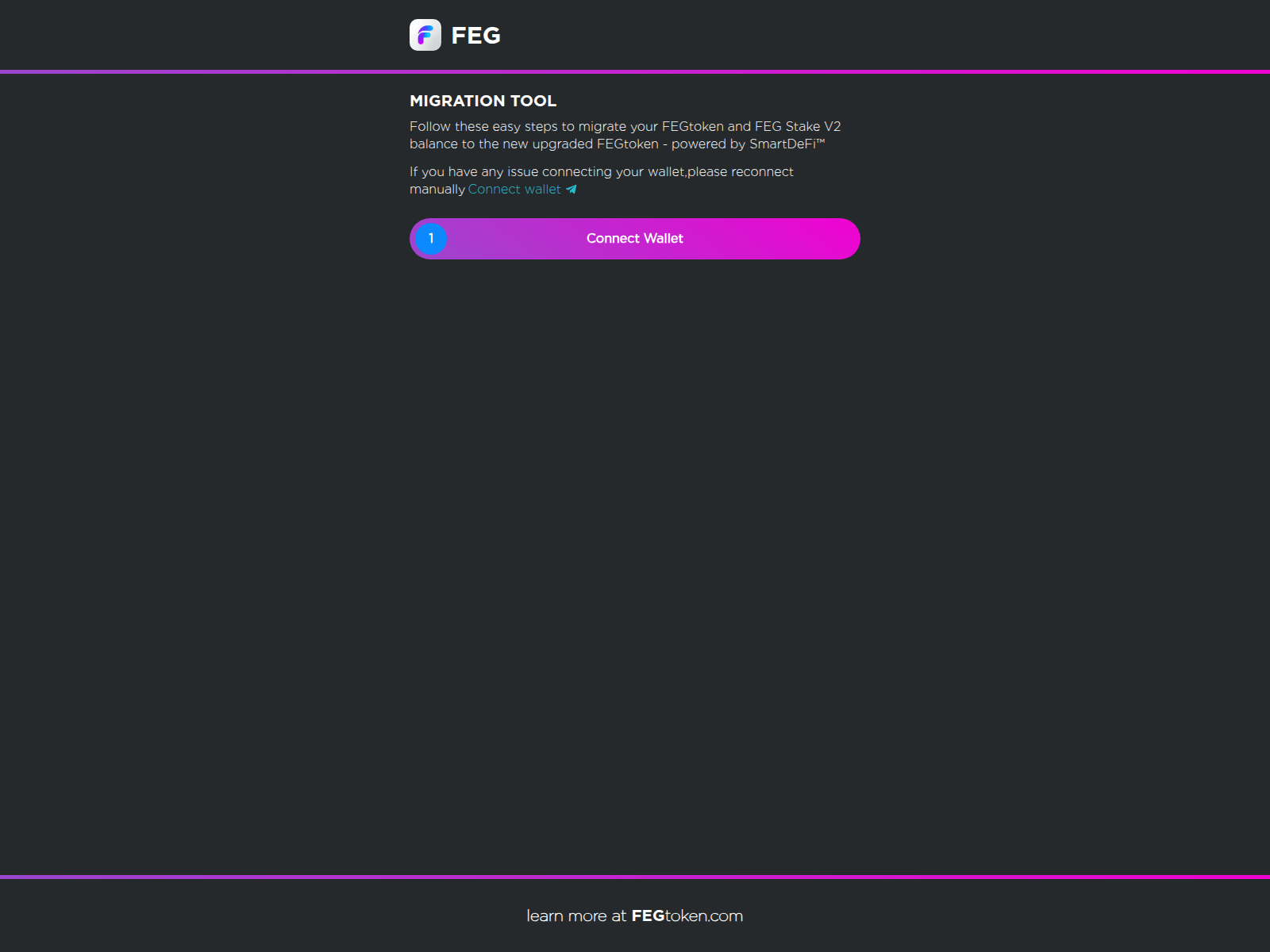 Screenshot of support-fegmigrate.pages.dev